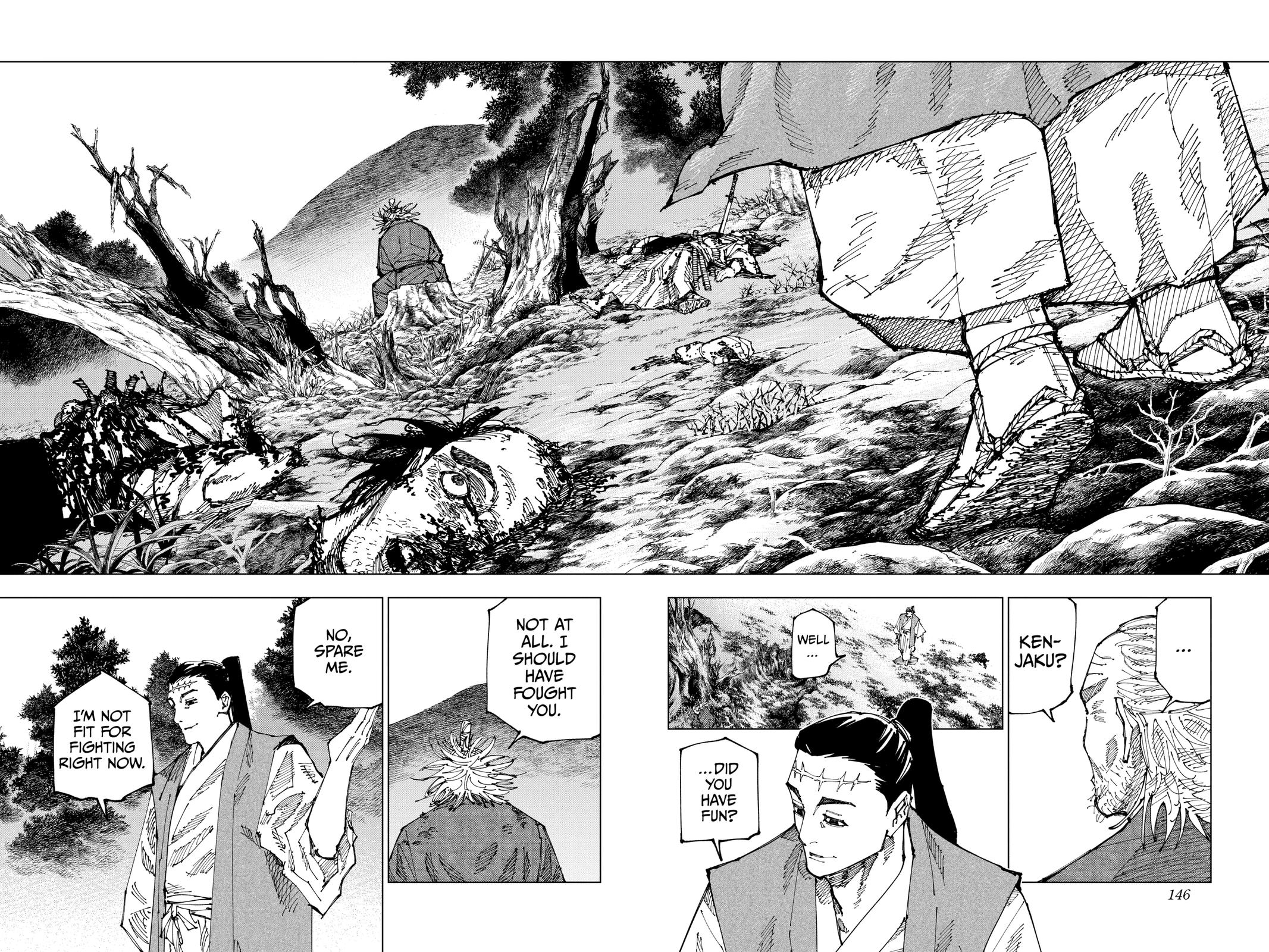 Jujutsu Kaisen Manga Chapter 187 page 15 - Tokyo No. 2 Colony, Part 6 scene