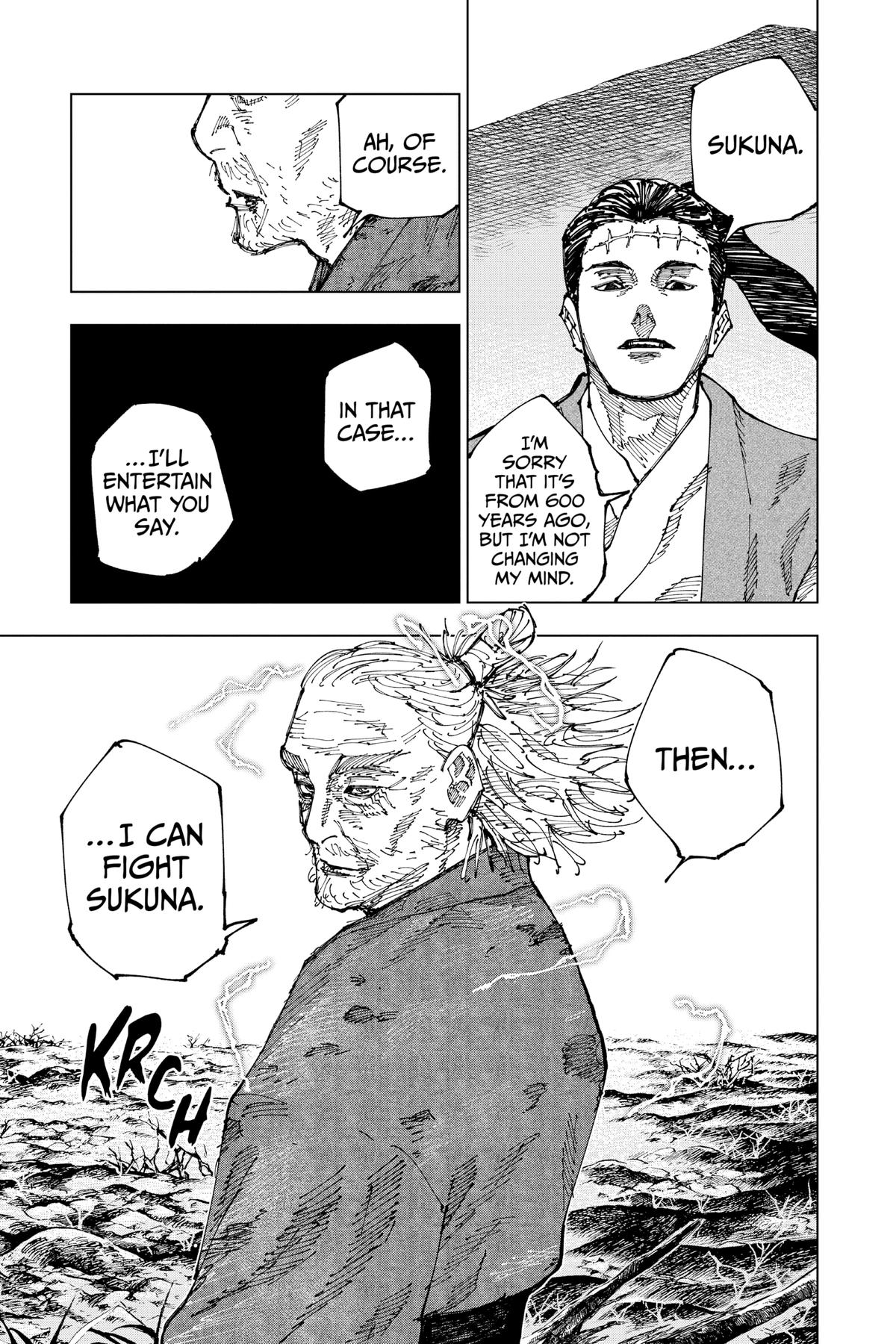 Jujutsu Kaisen Manga Chapter 187 page 17 - Tokyo No. 2 Colony, Part 6 scene