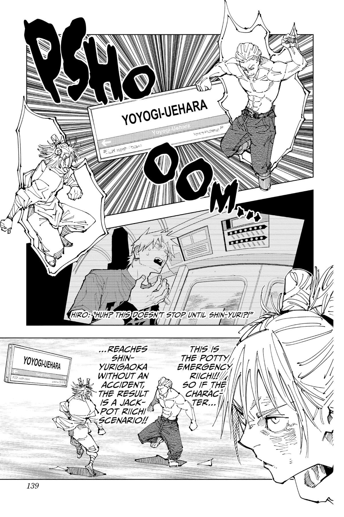 Jujutsu Kaisen Manga Chapter 187 page 8 - Tokyo No. 2 Colony, Part 6 scene