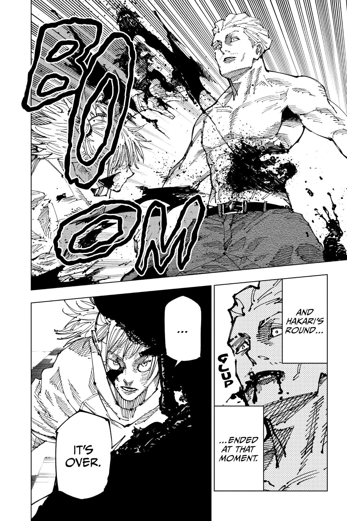 Jujutsu Kaisen Manga Chapter 188 page 15 - Tokyo No. 2 Colony, Part 7 scene