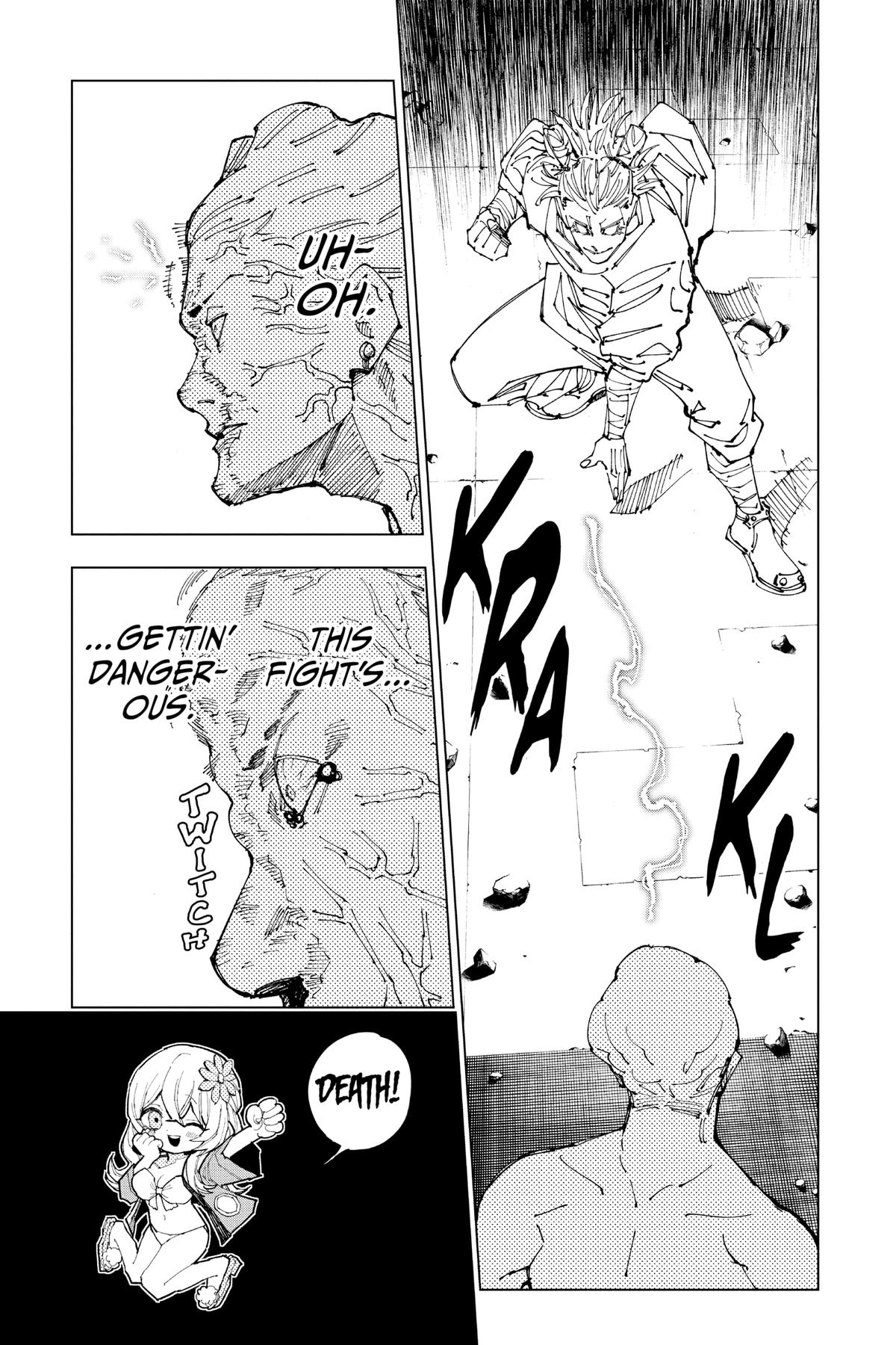 Jujutsu Kaisen Manga Chapter 188 page 9 - Tokyo No. 2 Colony, Part 7 scene