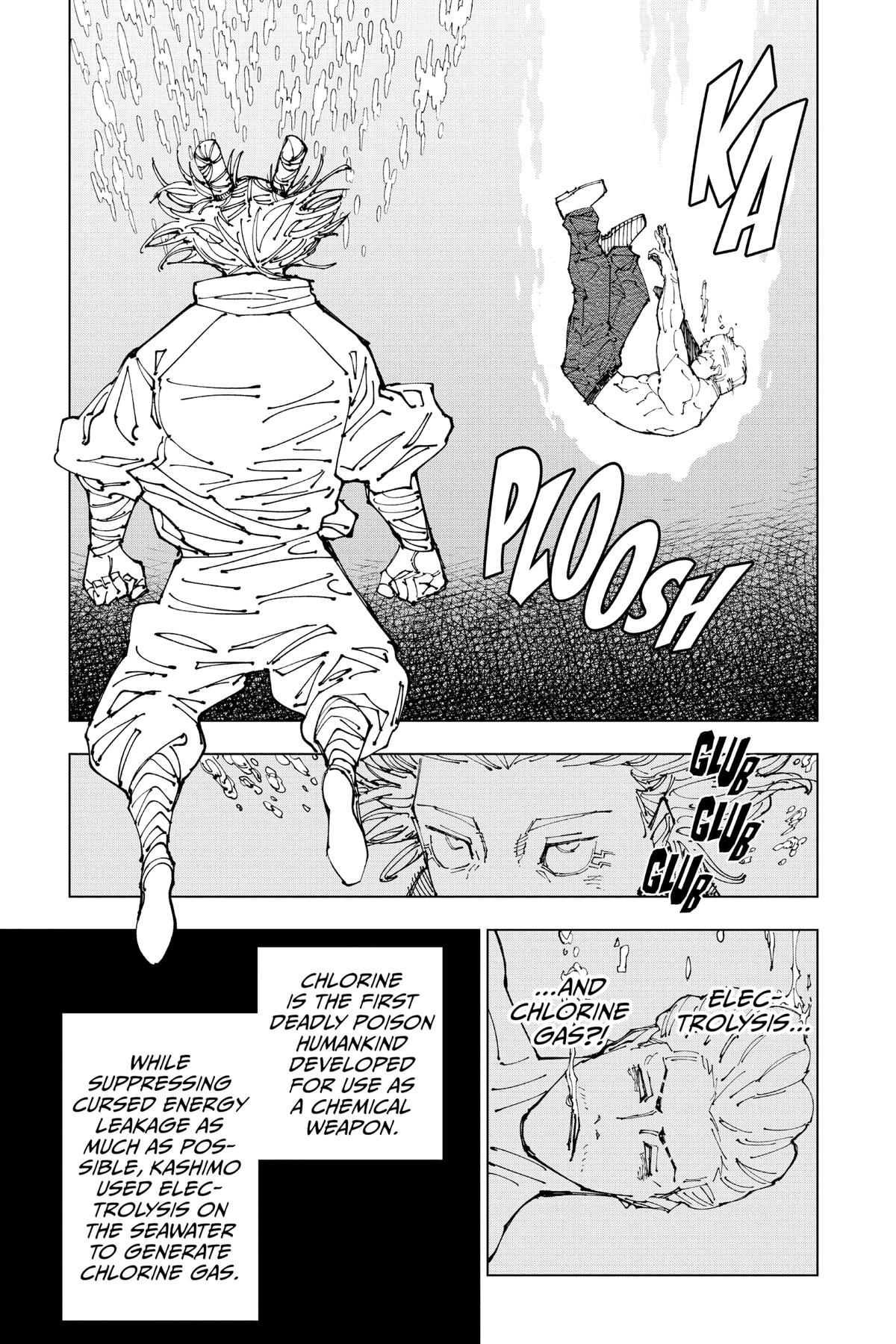 Jujutsu Kaisen Manga Chapter 189 page 12 - Tokyo No. 2 Colony, Part 8 scene