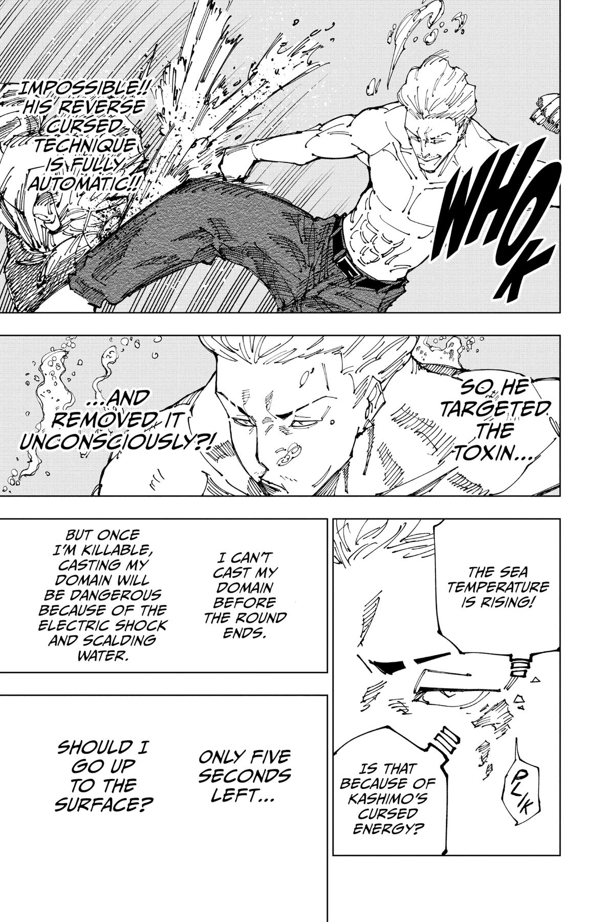 Jujutsu Kaisen Manga Chapter 189 page 16 - Tokyo No. 2 Colony, Part 8 scene