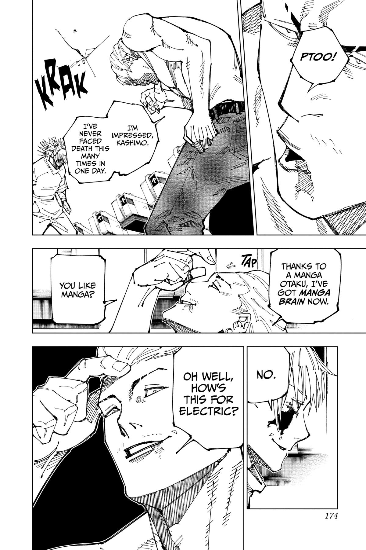 Jujutsu Kaisen Manga Chapter 189 page 3 - Tokyo No. 2 Colony, Part 8 scene