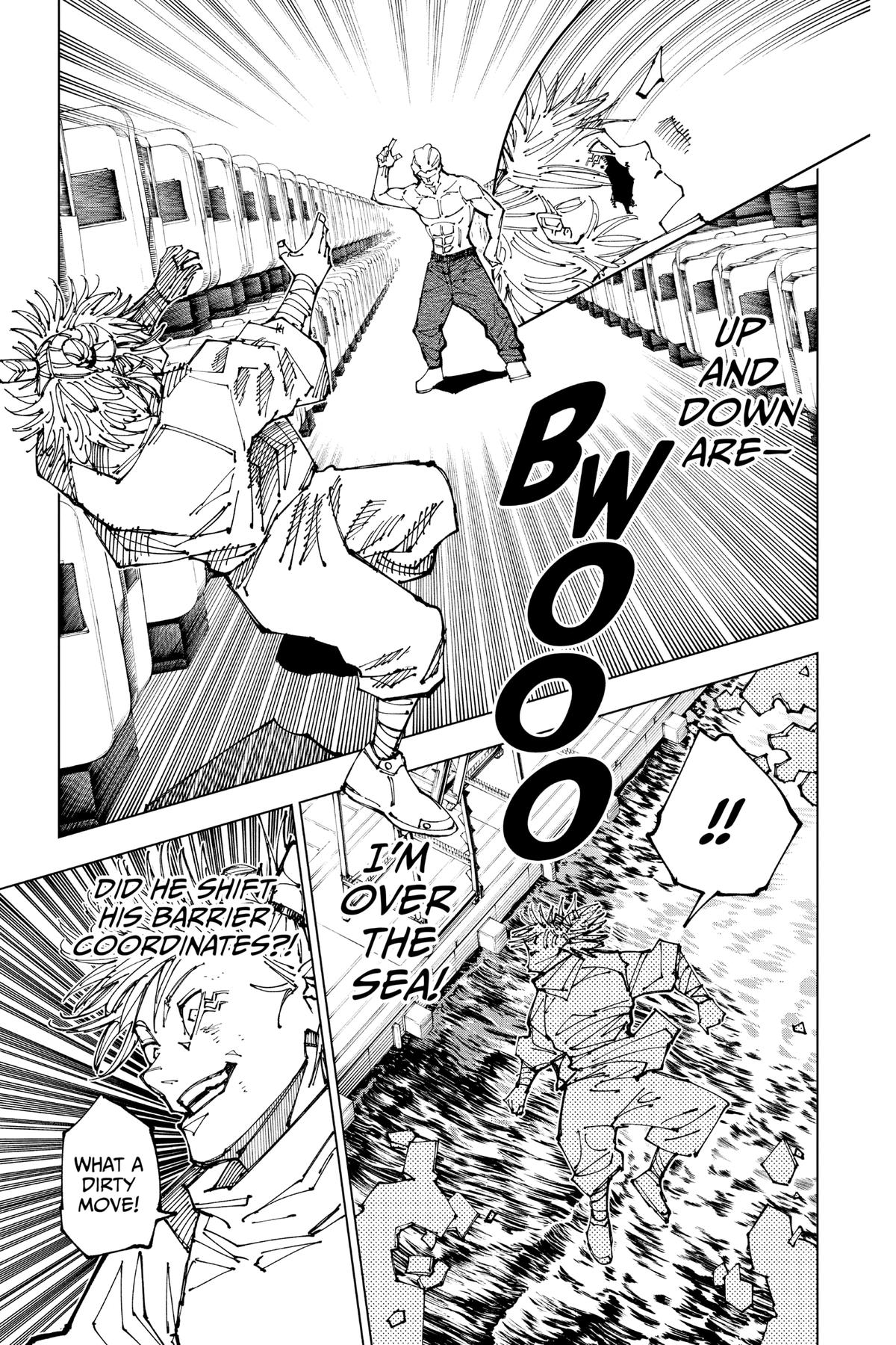 Jujutsu Kaisen Manga Chapter 189 page 4 - Tokyo No. 2 Colony, Part 8 scene