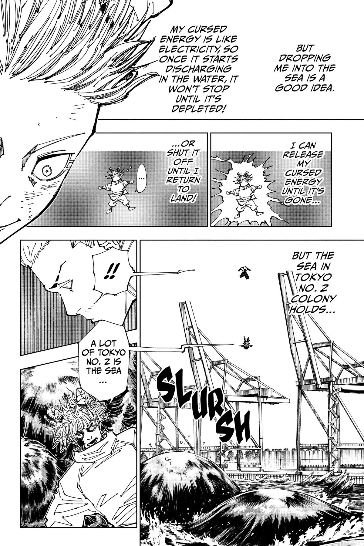 Jujutsu Kaisen Manga Chapter 189 page 5 - Tokyo No. 2 Colony, Part 8 scene