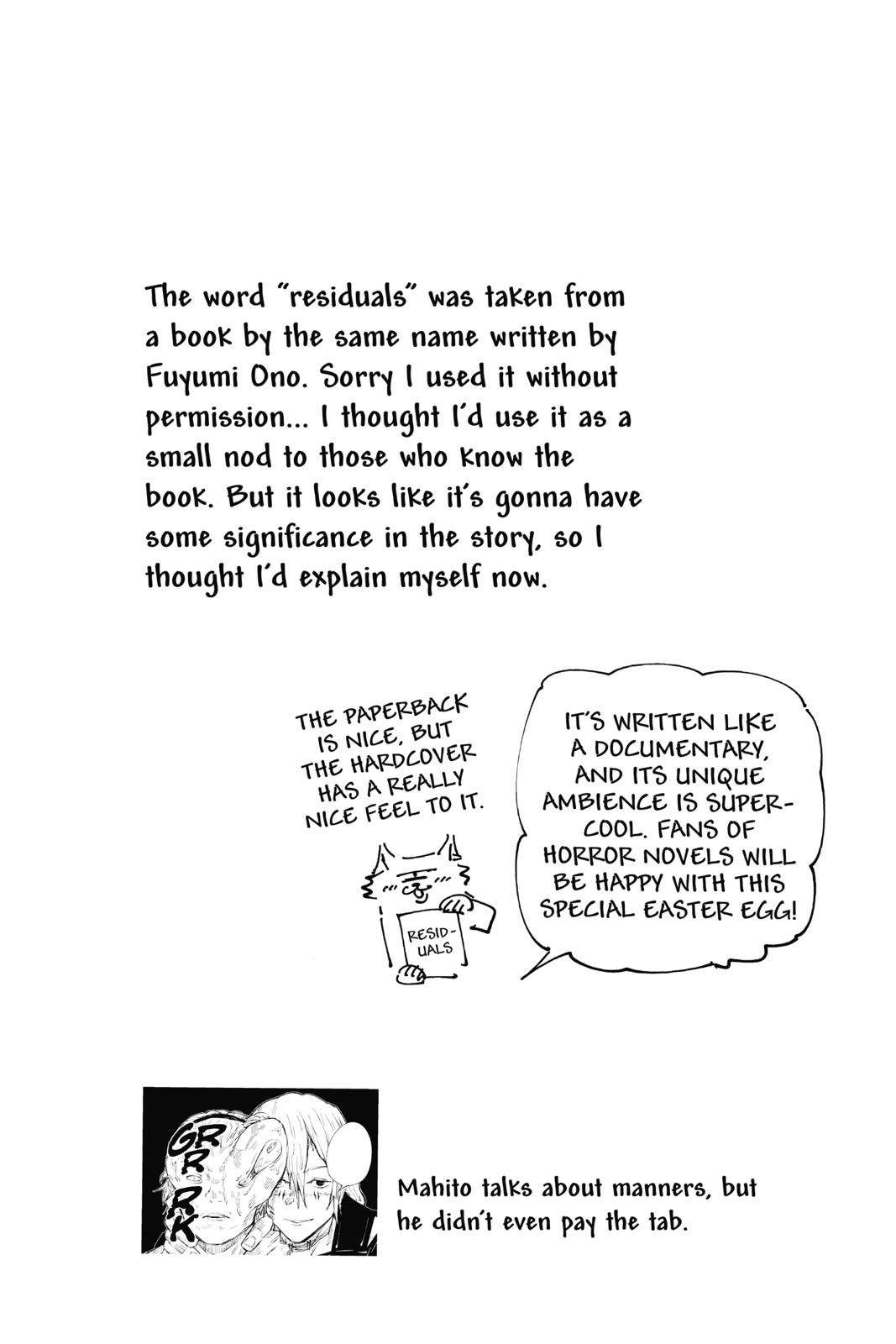 Jujutsu Kaisen Manga Chapter 19 page 20 - Young Fish and Reverse Punishment scene