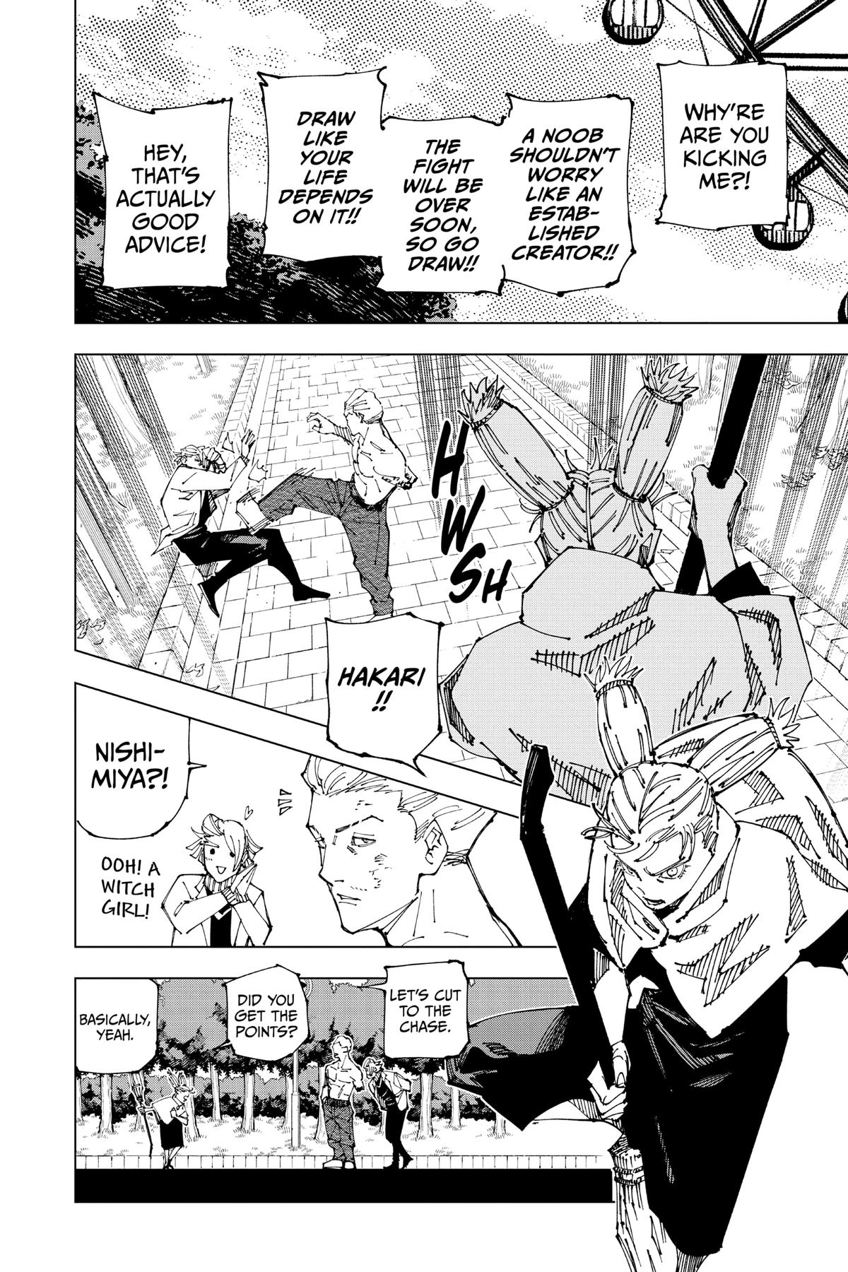 Jujutsu Kaisen Manga Chapter 190 page 12 - Tokyo No. 2 Colony, Part 9 scene