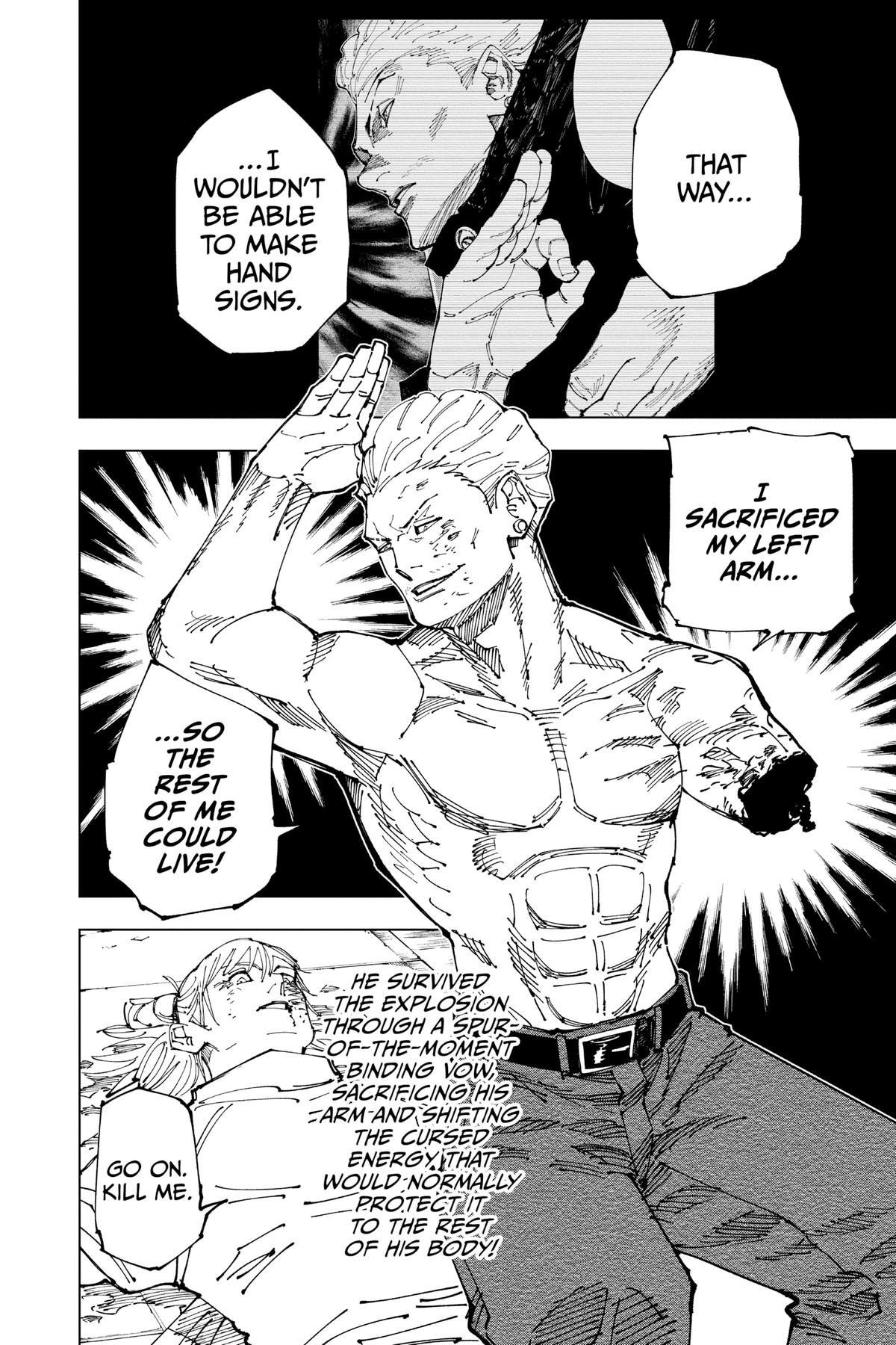 Jujutsu Kaisen Manga Chapter 190 page 6 - Tokyo No. 2 Colony, Part 9 scene