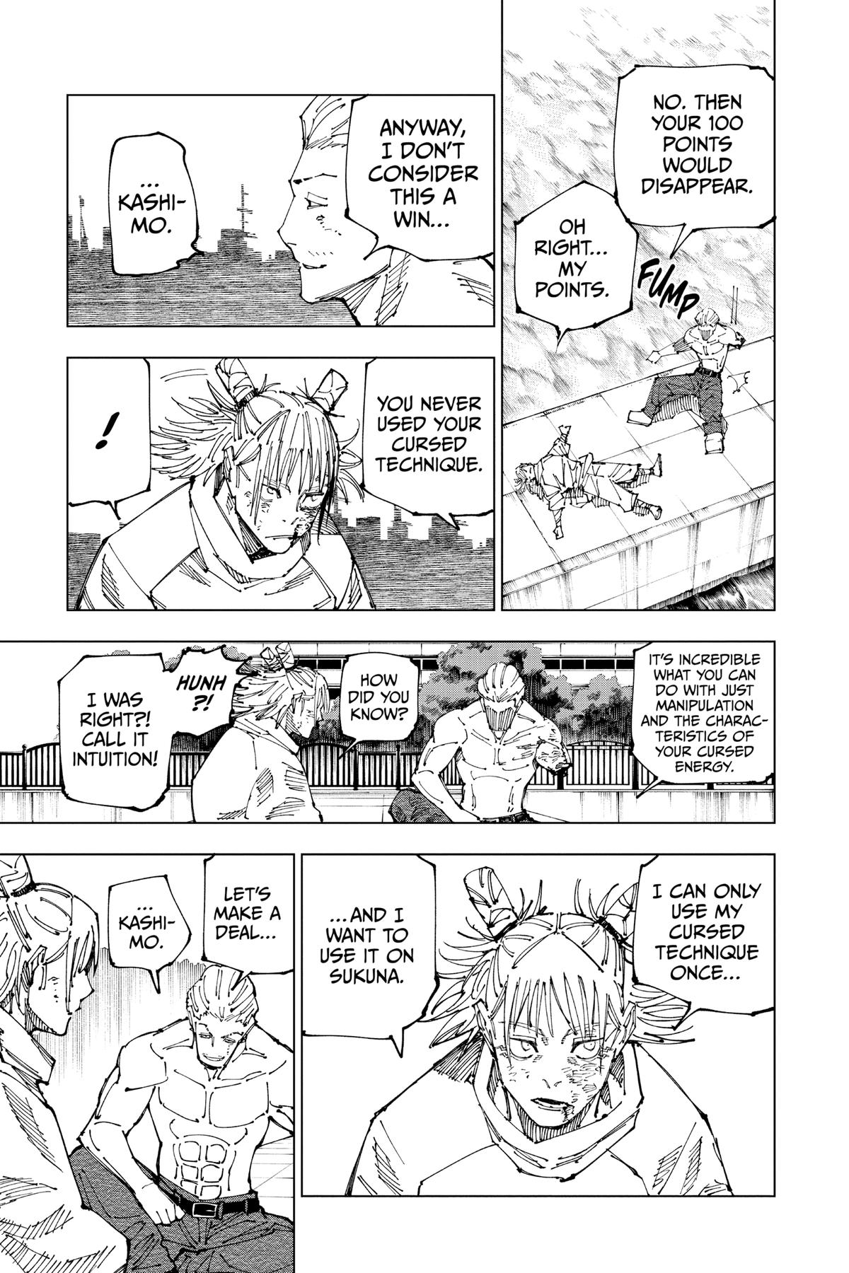 Jujutsu Kaisen Manga Chapter 190 page 7 - Tokyo No. 2 Colony, Part 9 scene