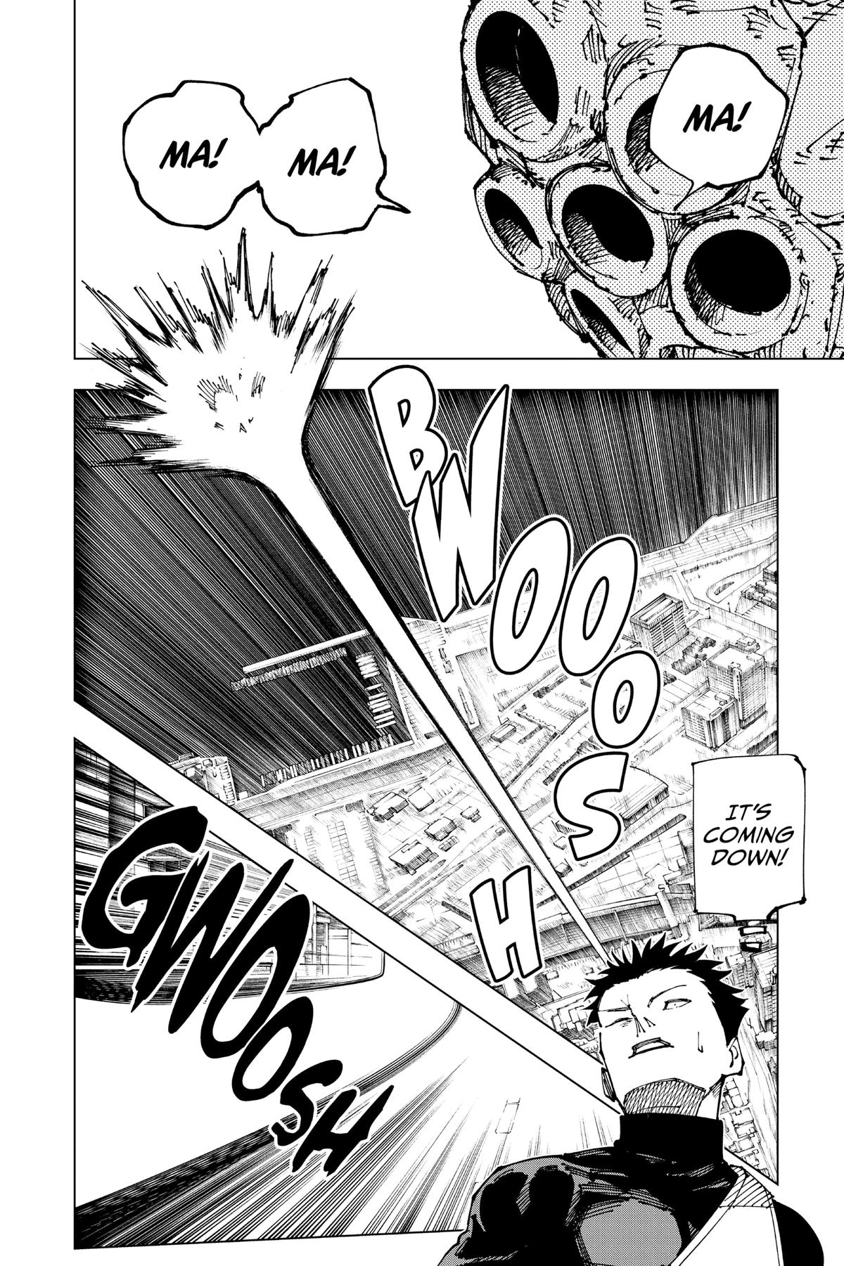 Jujutsu Kaisen Manga Chapter 191 page 16 - Sakurajima Colony, Part 1 scene