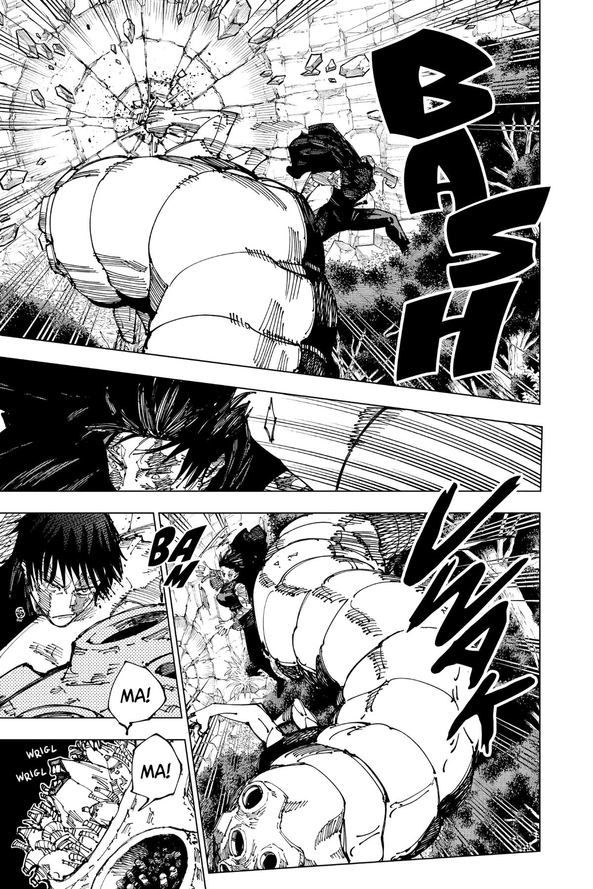 Jujutsu Kaisen Manga Chapter 191 page 22 - Sakurajima Colony, Part 1 scene