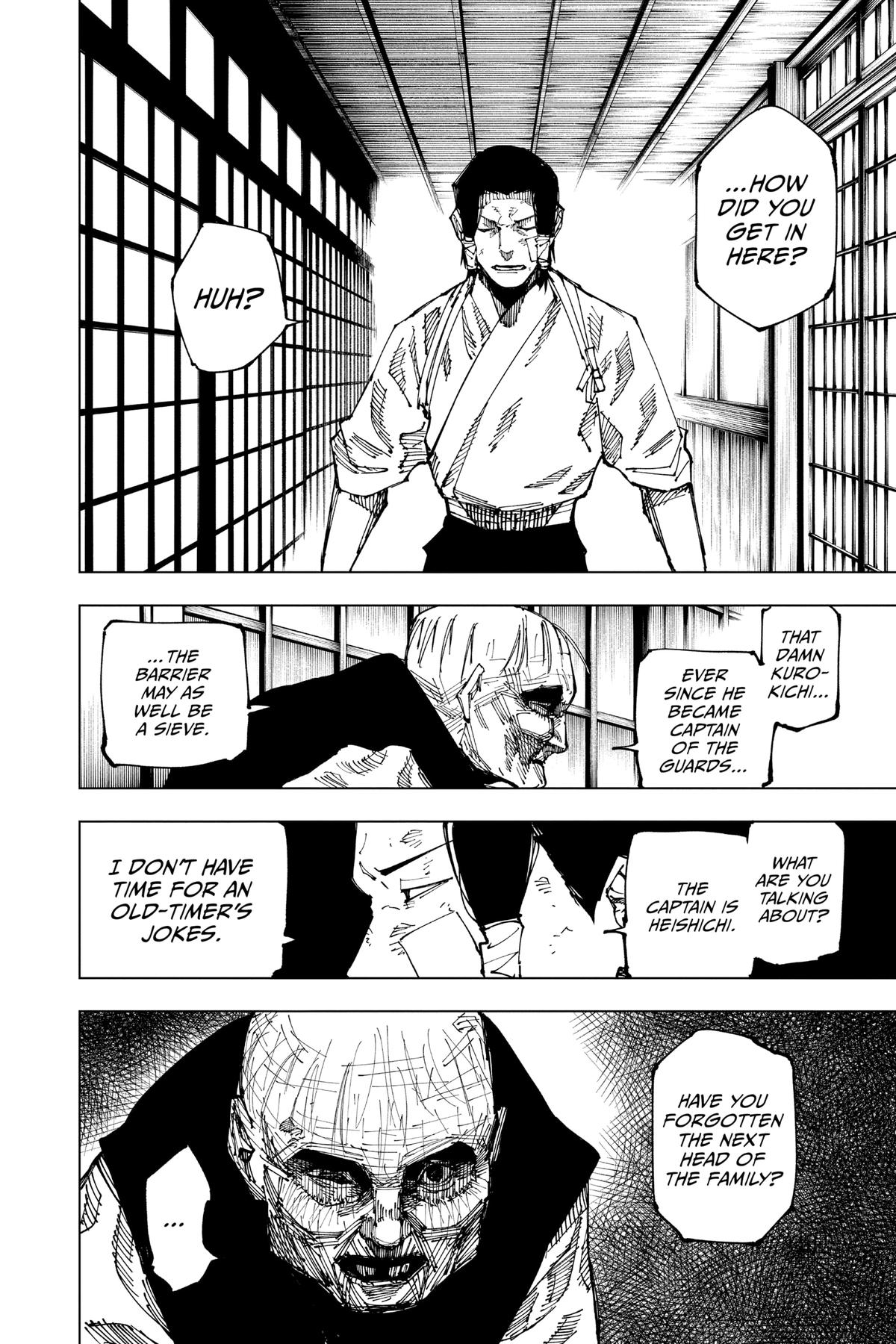 Jujutsu Kaisen Manga Chapter 191 page 8 - Sakurajima Colony, Part 1 scene