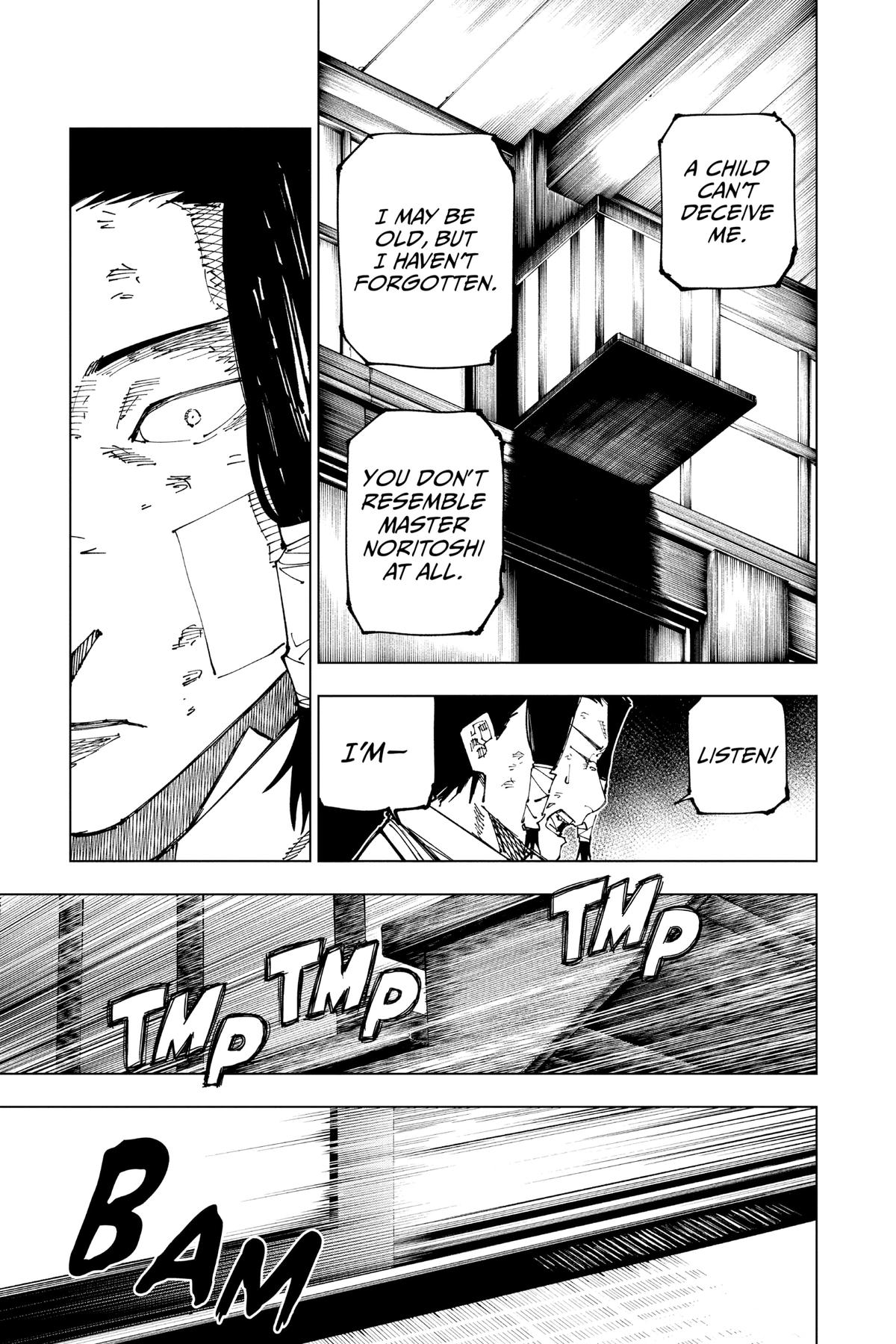 Jujutsu Kaisen Manga Chapter 191 page 9 - Sakurajima Colony, Part 1 scene