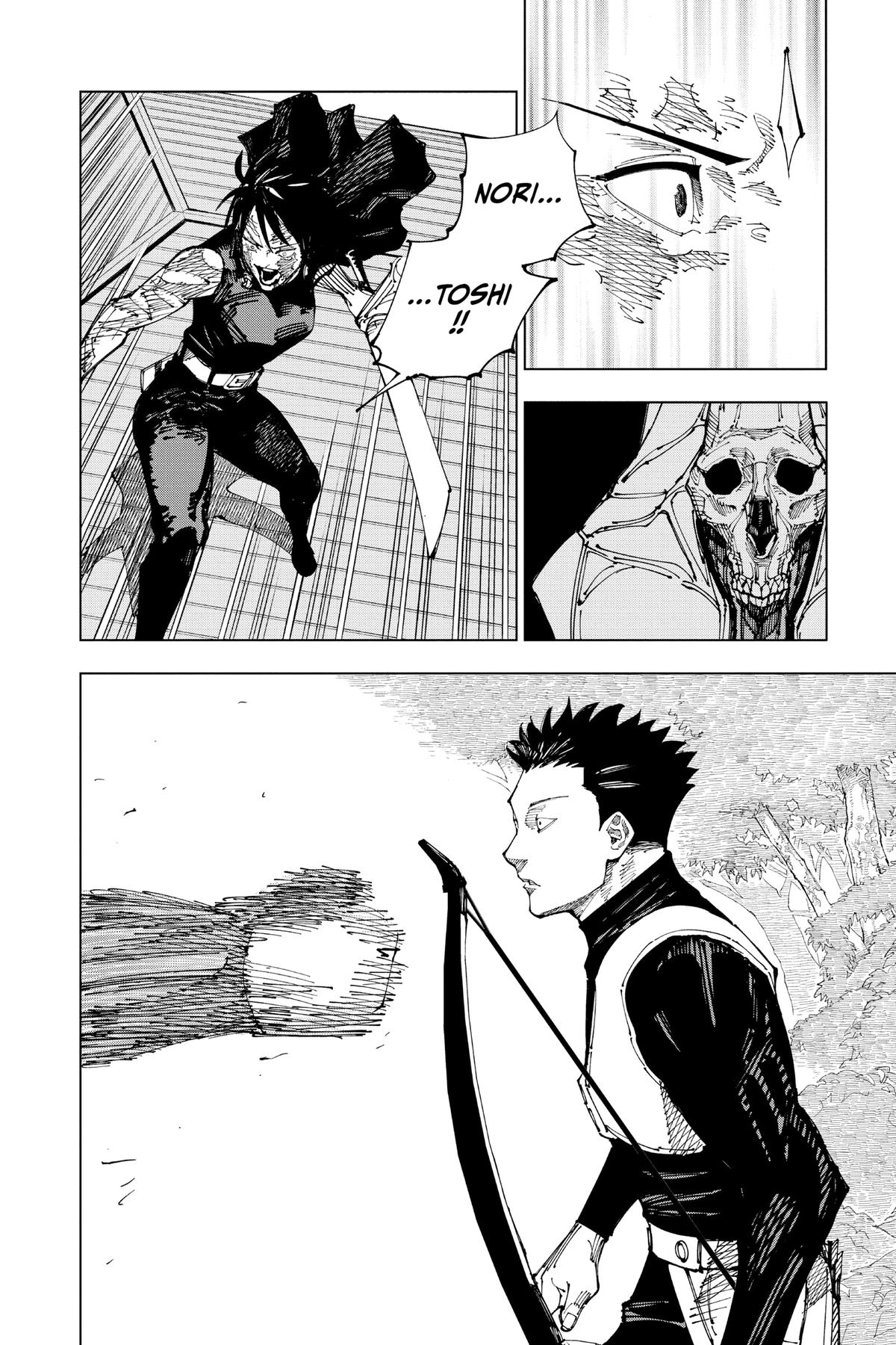 Jujutsu Kaisen Manga Chapter 192 page 16 - Sakurajima Colony, Part 2 scene