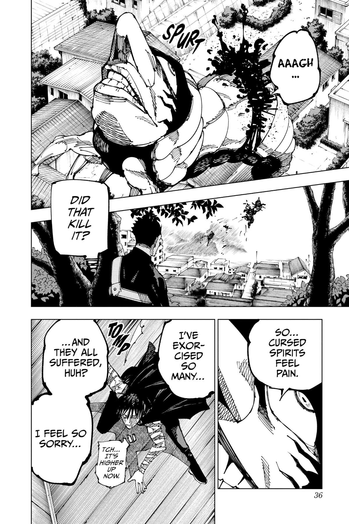 Jujutsu Kaisen Manga Chapter 192 page 9 - Sakurajima Colony, Part 2 scene
