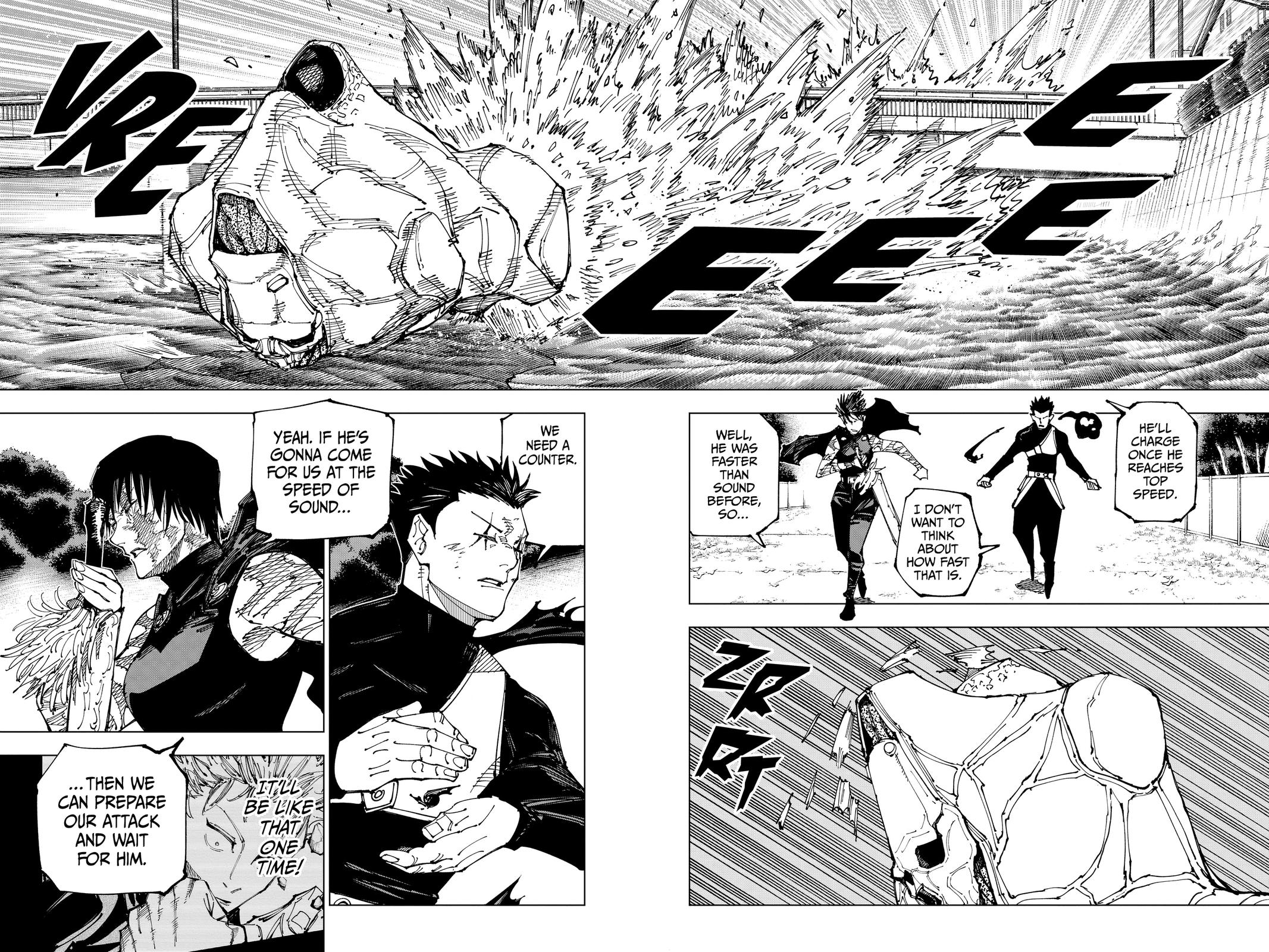 Jujutsu Kaisen Manga Chapter 193 page 11 - Sakurajima Colony, Part 3 scene