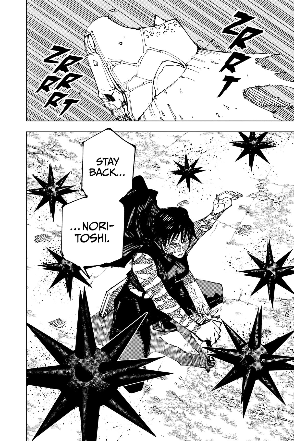 Jujutsu Kaisen Manga Chapter 193 page 12 - Sakurajima Colony, Part 3 scene