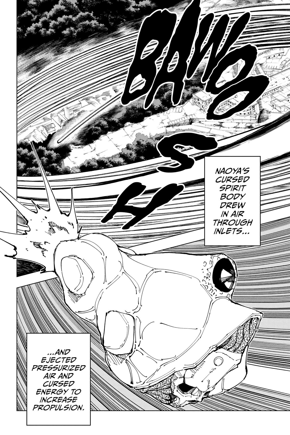 Jujutsu Kaisen Manga Chapter 193 page 14 - Sakurajima Colony, Part 3 scene