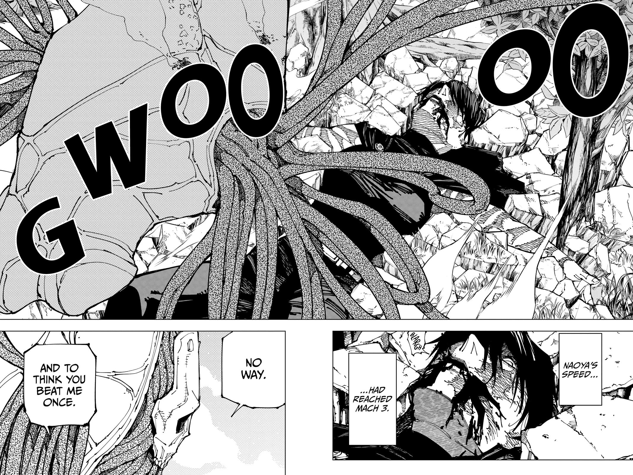 Jujutsu Kaisen Manga Chapter 193 page 16 - Sakurajima Colony, Part 3 scene