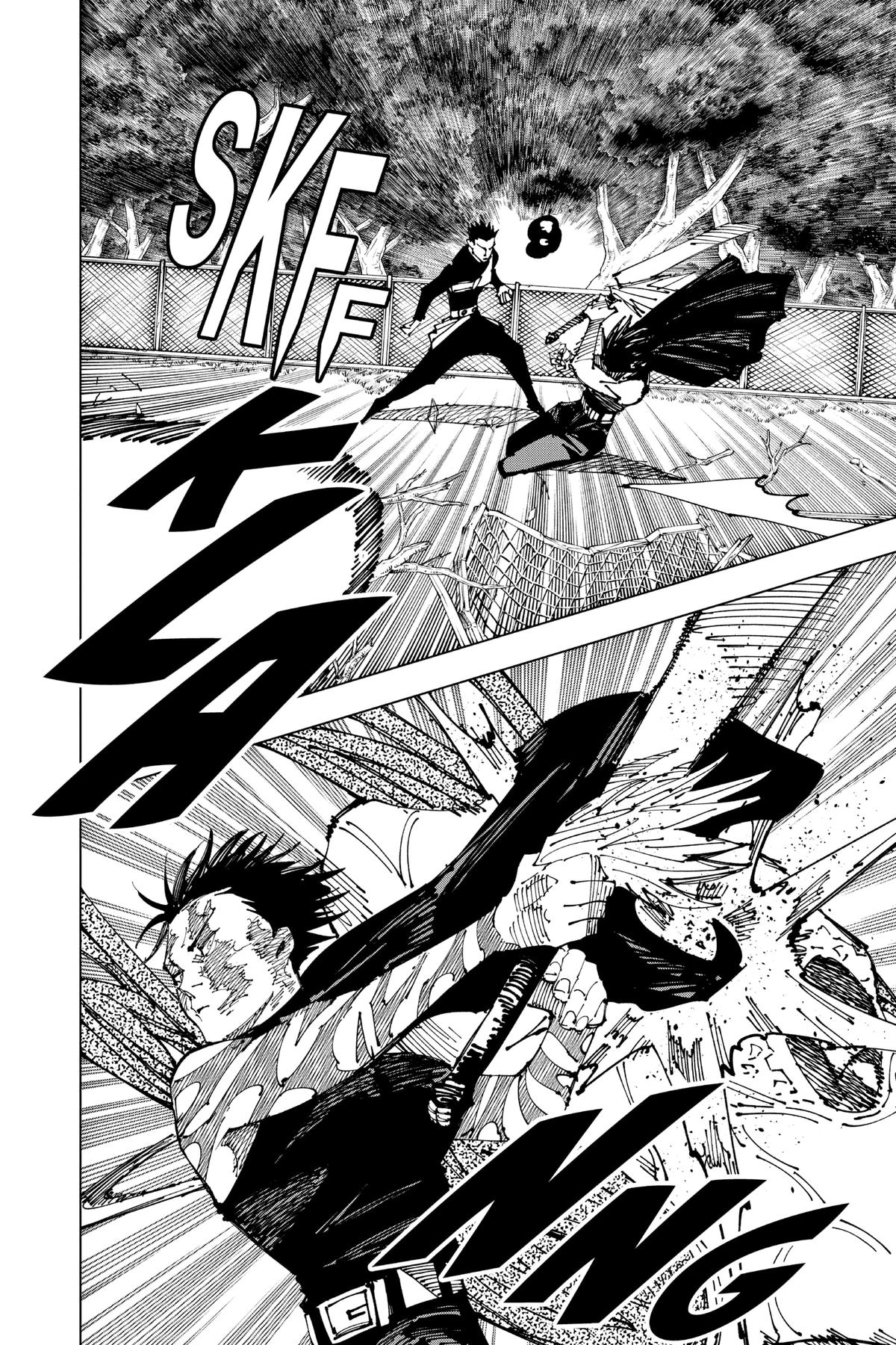 Jujutsu Kaisen Manga Chapter 193 page 4 - Sakurajima Colony, Part 3 scene