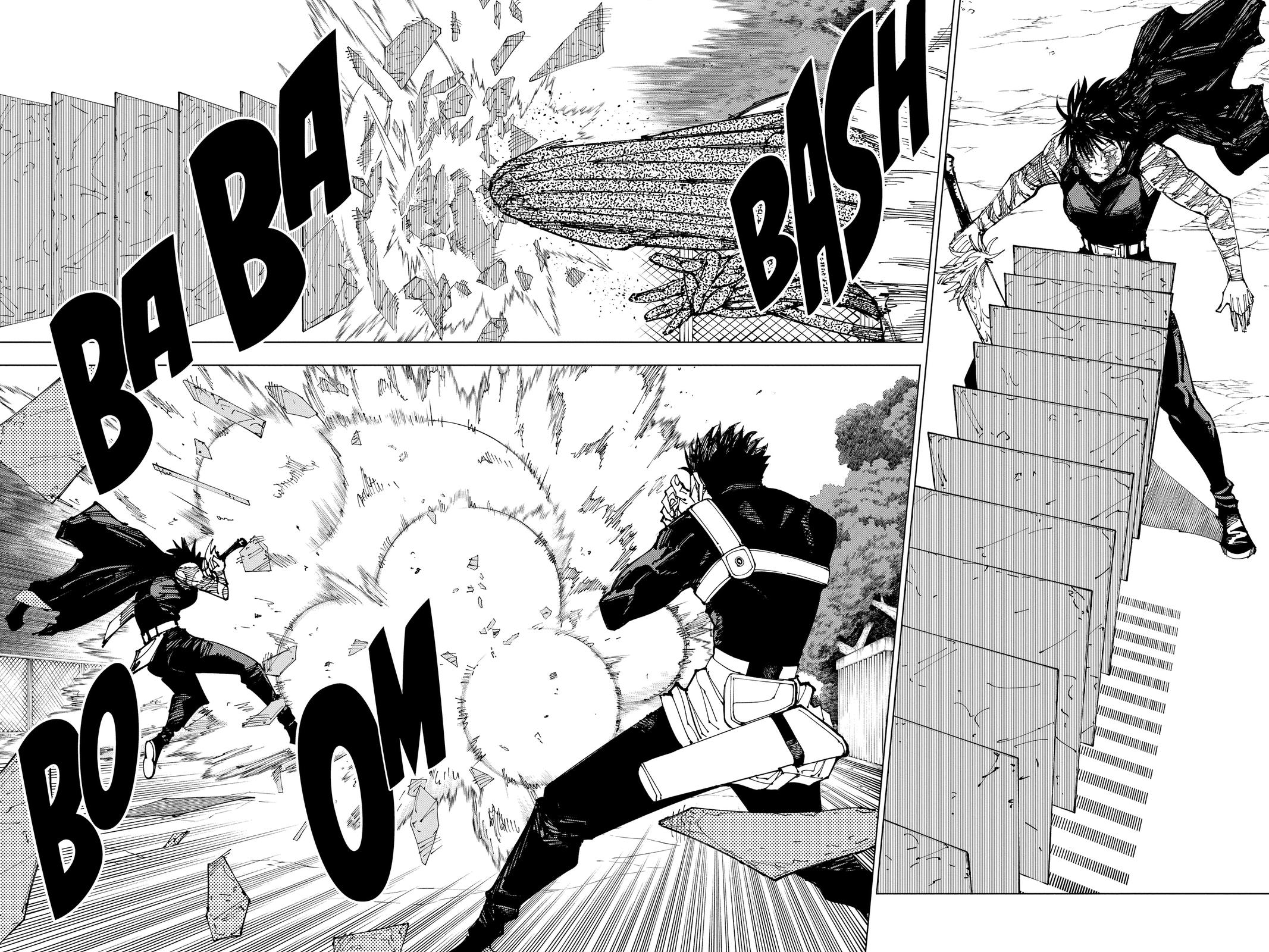 Jujutsu Kaisen Manga Chapter 193 page 8 - Sakurajima Colony, Part 3 scene