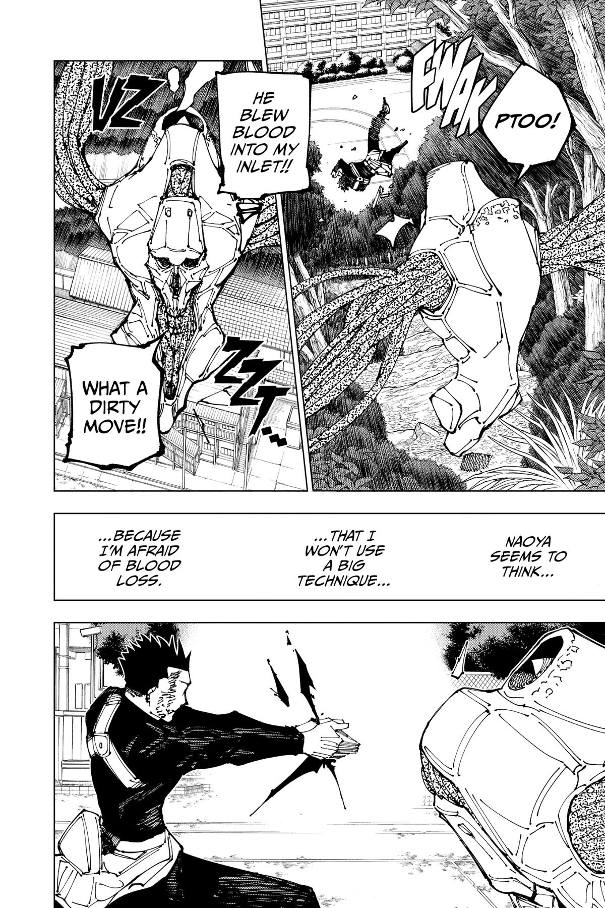 Jujutsu Kaisen Manga Chapter 194 page 12 - Sakurajima Colony, Part 4 scene