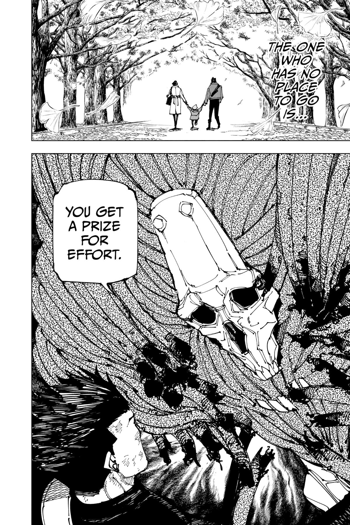 Jujutsu Kaisen Manga Chapter 194 page 16 - Sakurajima Colony, Part 4 scene