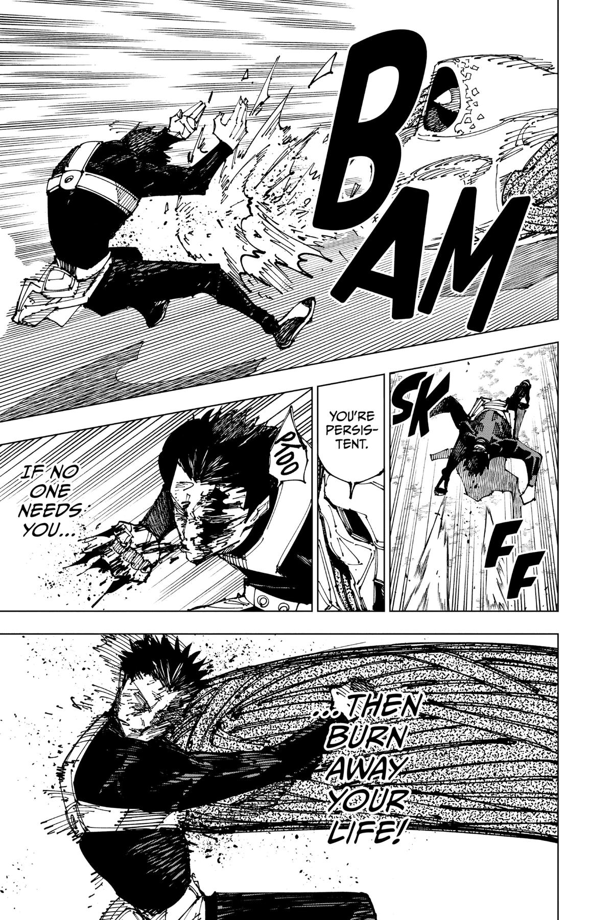 Jujutsu Kaisen Manga Chapter 194 page 17 - Sakurajima Colony, Part 4 scene