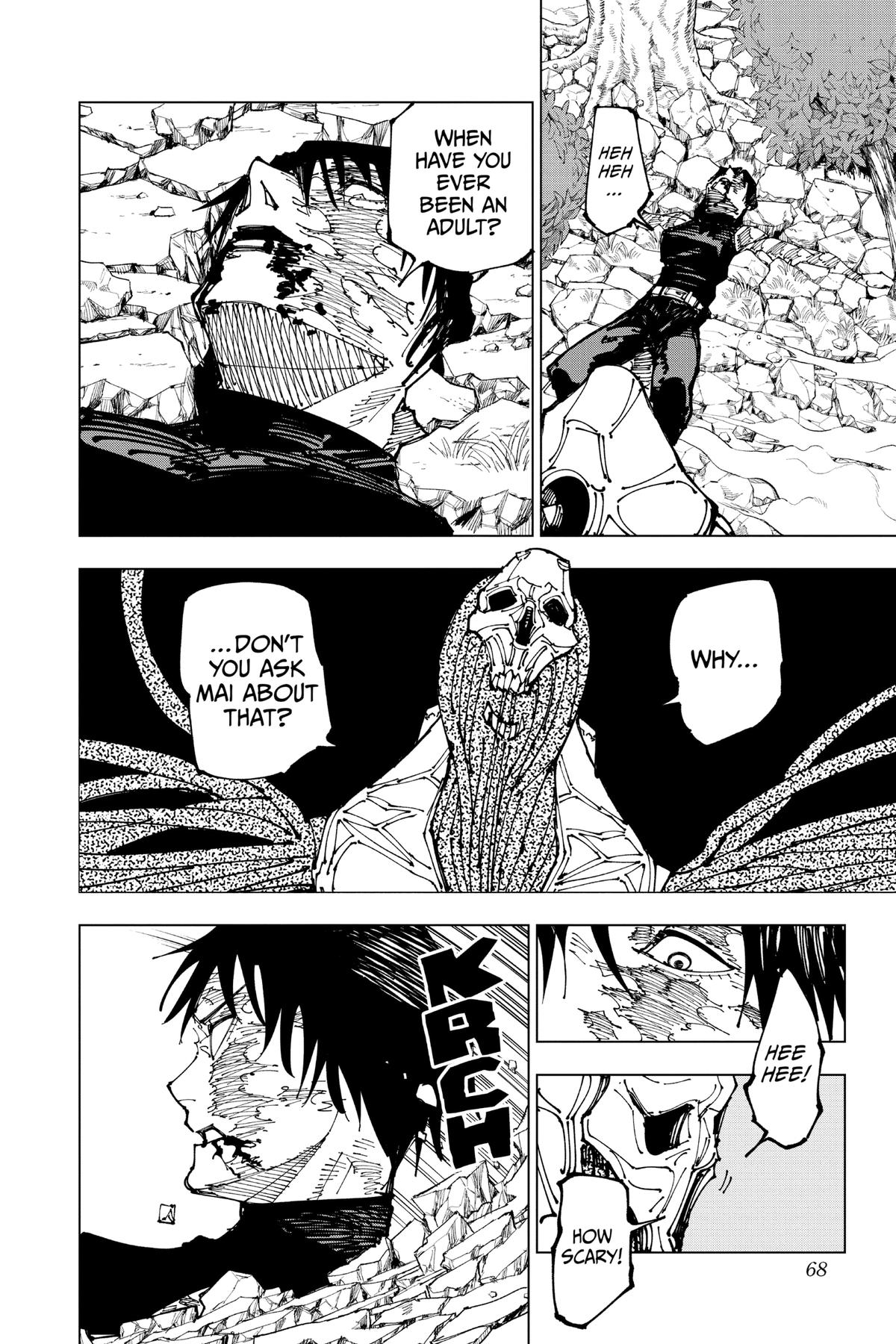 Jujutsu Kaisen Manga Chapter 194 page 2 - Sakurajima Colony, Part 4 scene