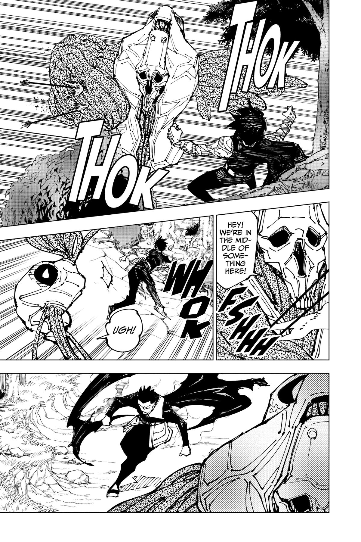 Jujutsu Kaisen Manga Chapter 194 page 3 - Sakurajima Colony, Part 4 scene