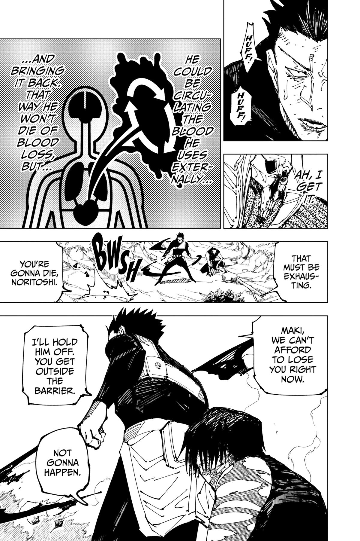 Jujutsu Kaisen Manga Chapter 194 page 5 - Sakurajima Colony, Part 4 scene