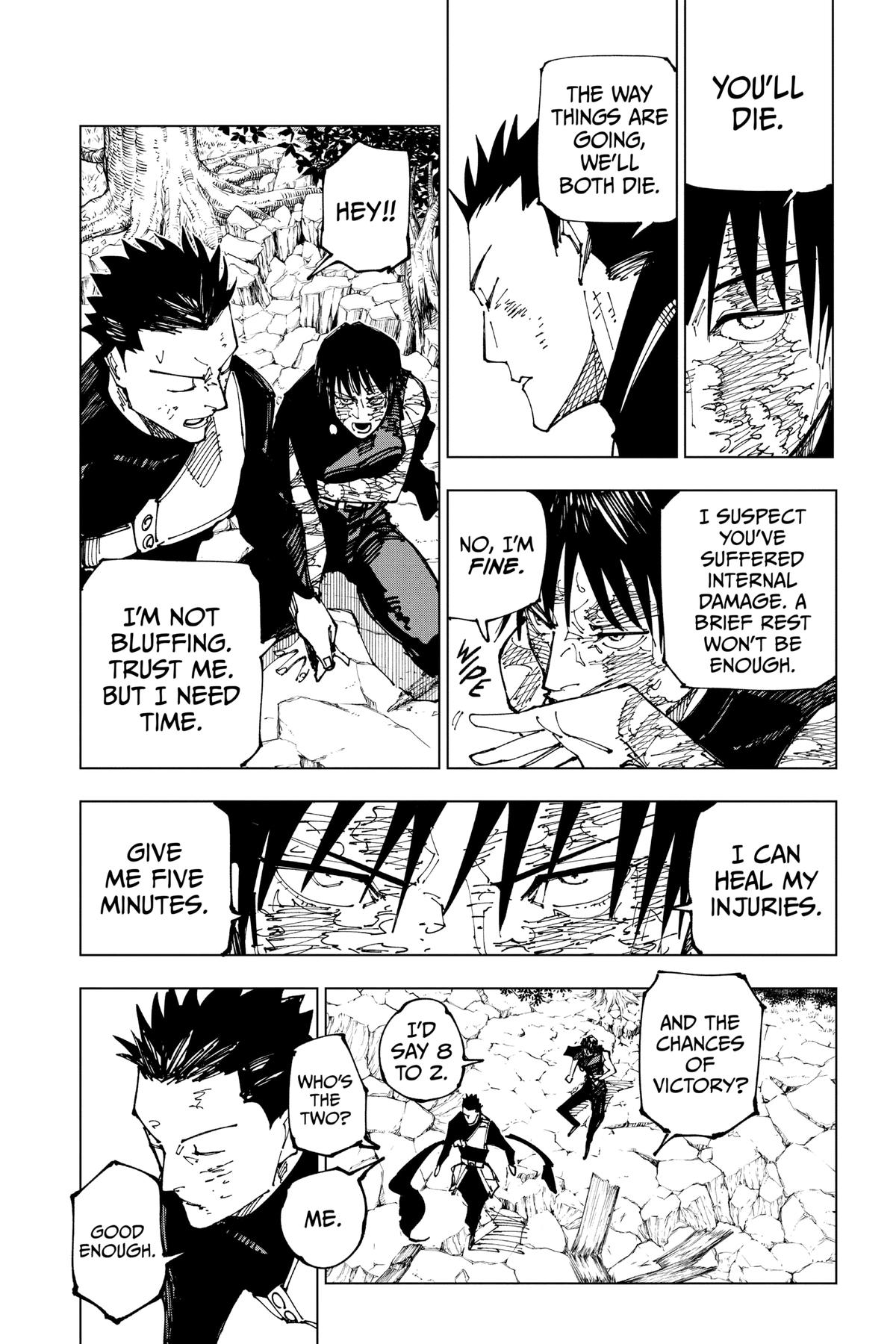 Jujutsu Kaisen Manga Chapter 194 page 6 - Sakurajima Colony, Part 4 scene