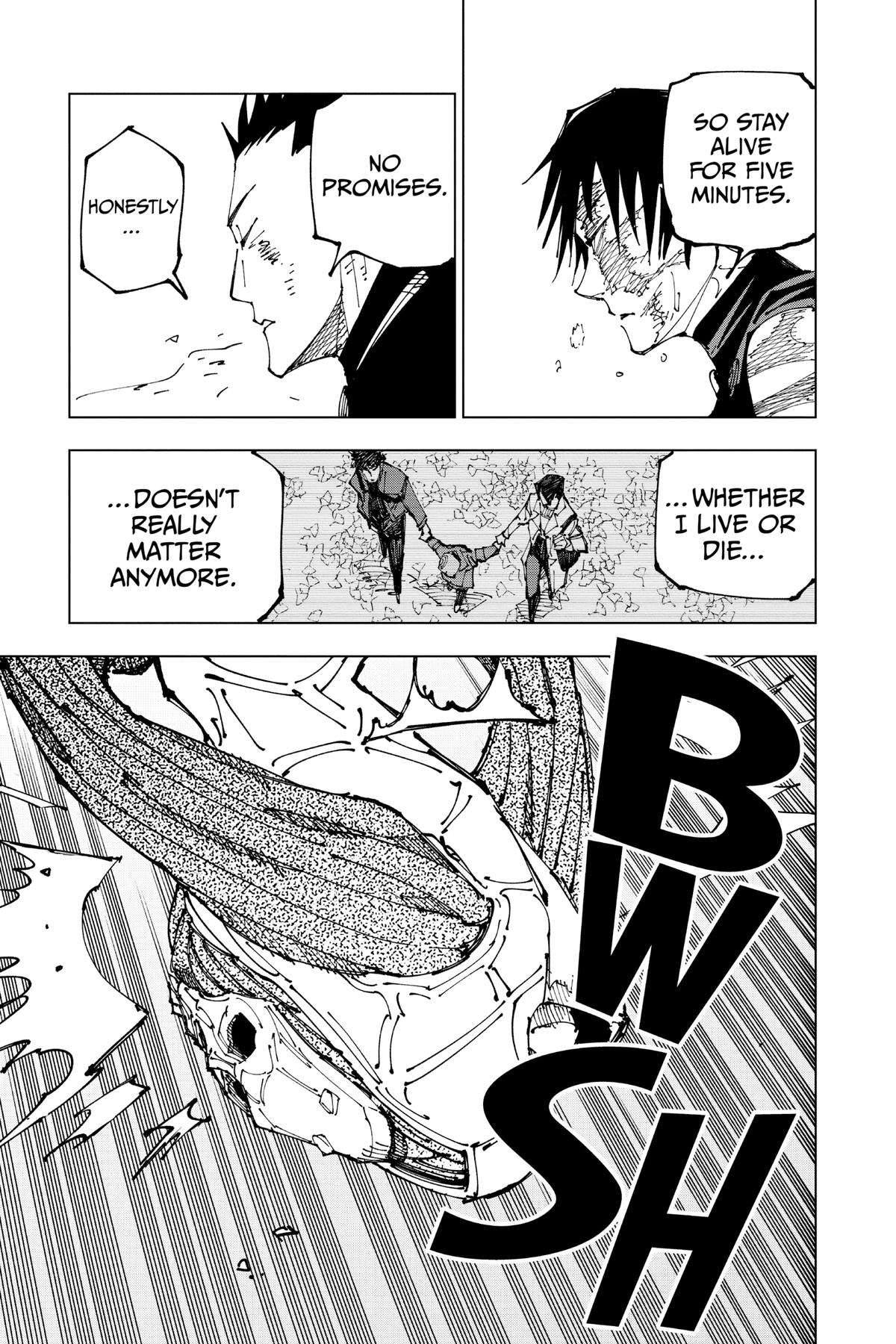 Jujutsu Kaisen Manga Chapter 194 page 7 - Sakurajima Colony, Part 4 scene