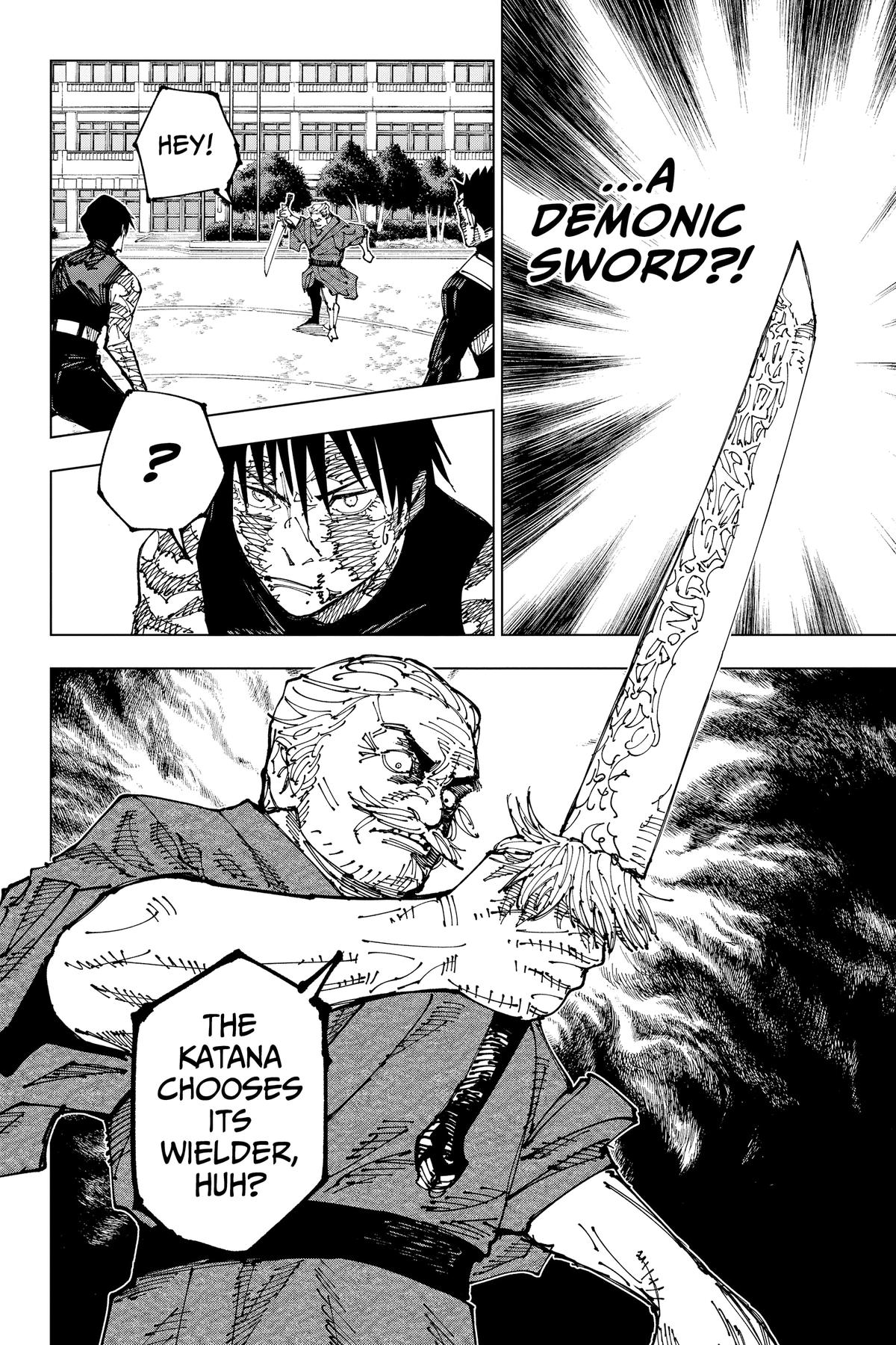 Jujutsu Kaisen Manga Chapter 195 page 14 - Sakurajima Colony, Part 5 scene