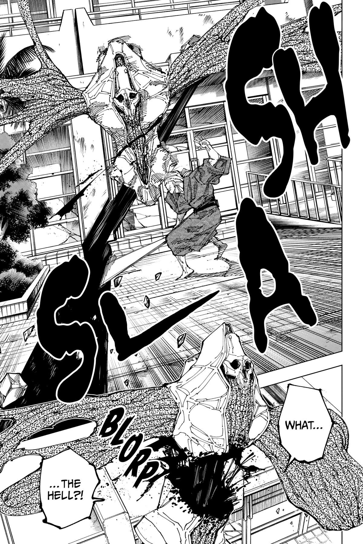 Jujutsu Kaisen Manga Chapter 195 page 17 - Sakurajima Colony, Part 5 scene