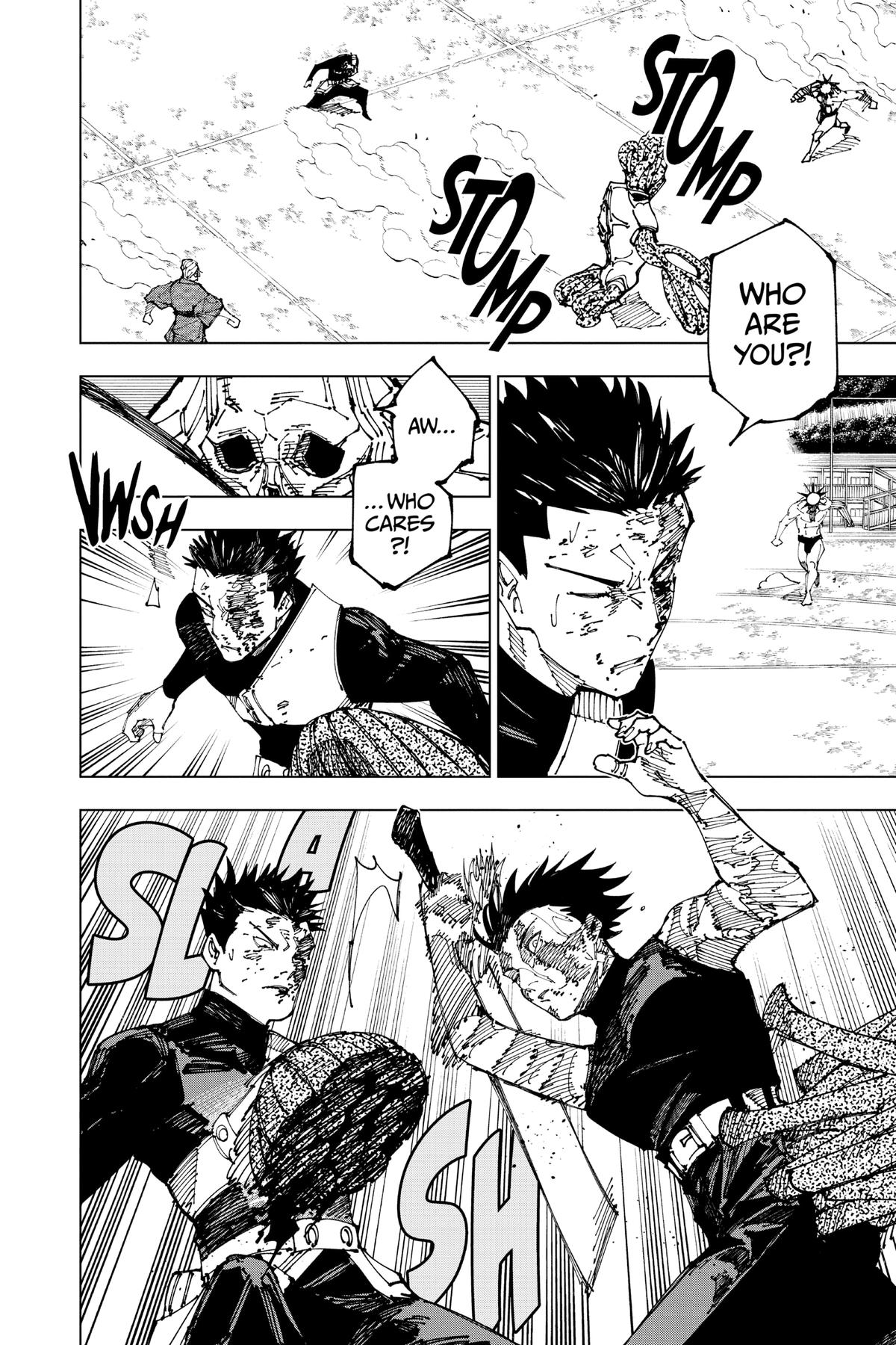 Jujutsu Kaisen Manga Chapter 195 page 8 - Sakurajima Colony, Part 5 scene