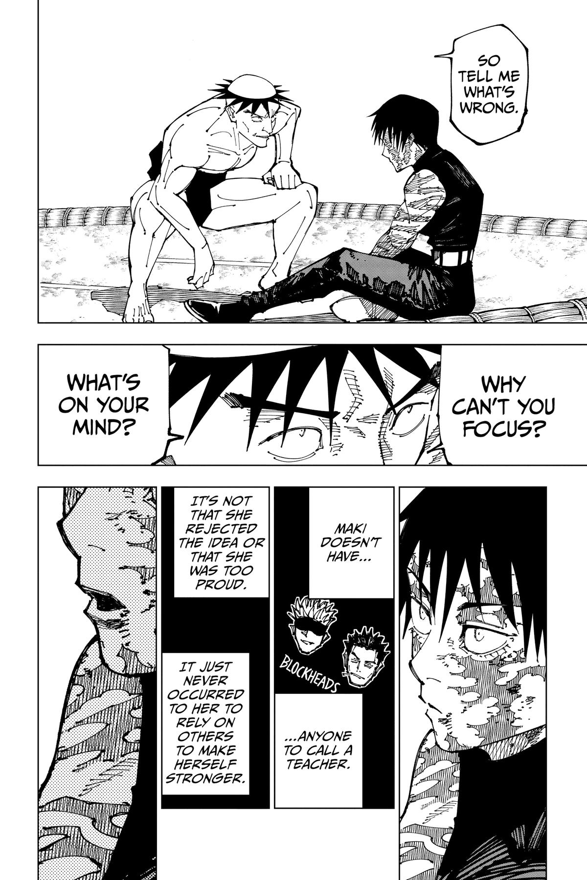 Jujutsu Kaisen Manga Chapter 196 page 10 - Sakurajima Colony, Part 6 scene