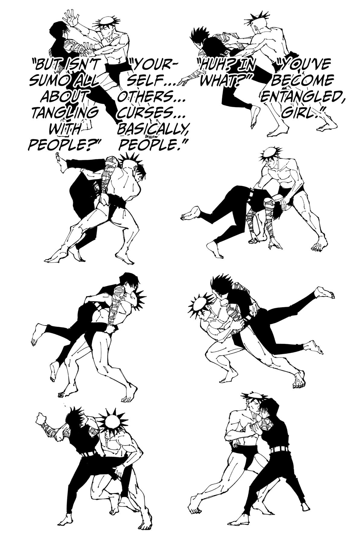 Jujutsu Kaisen Manga Chapter 196 page 12 - Sakurajima Colony, Part 6 scene