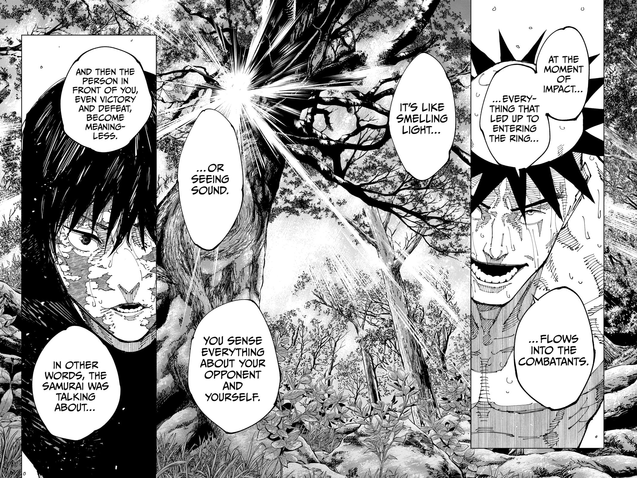 Jujutsu Kaisen Manga Chapter 196 page 14 - Sakurajima Colony, Part 6 scene