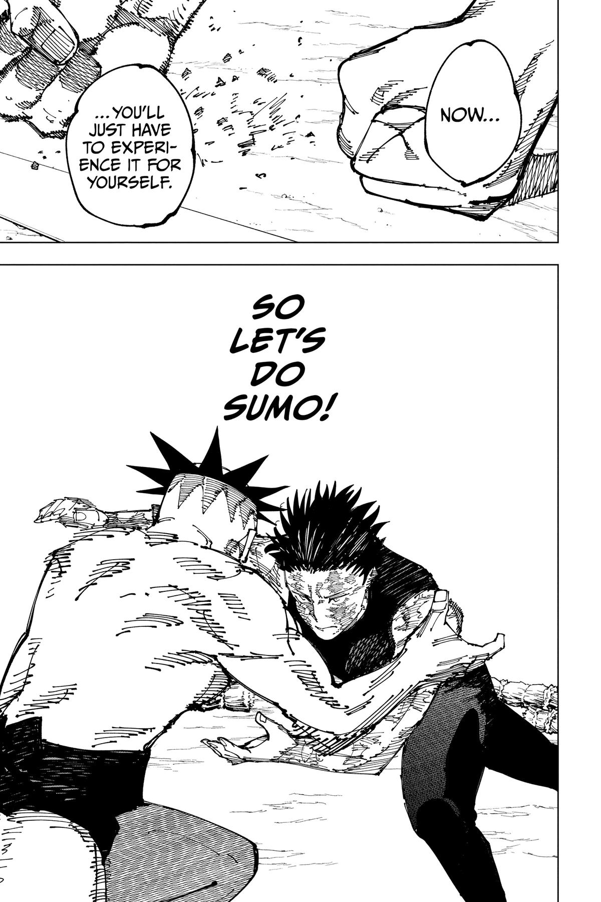 Jujutsu Kaisen Manga Chapter 196 page 16 - Sakurajima Colony, Part 6 scene