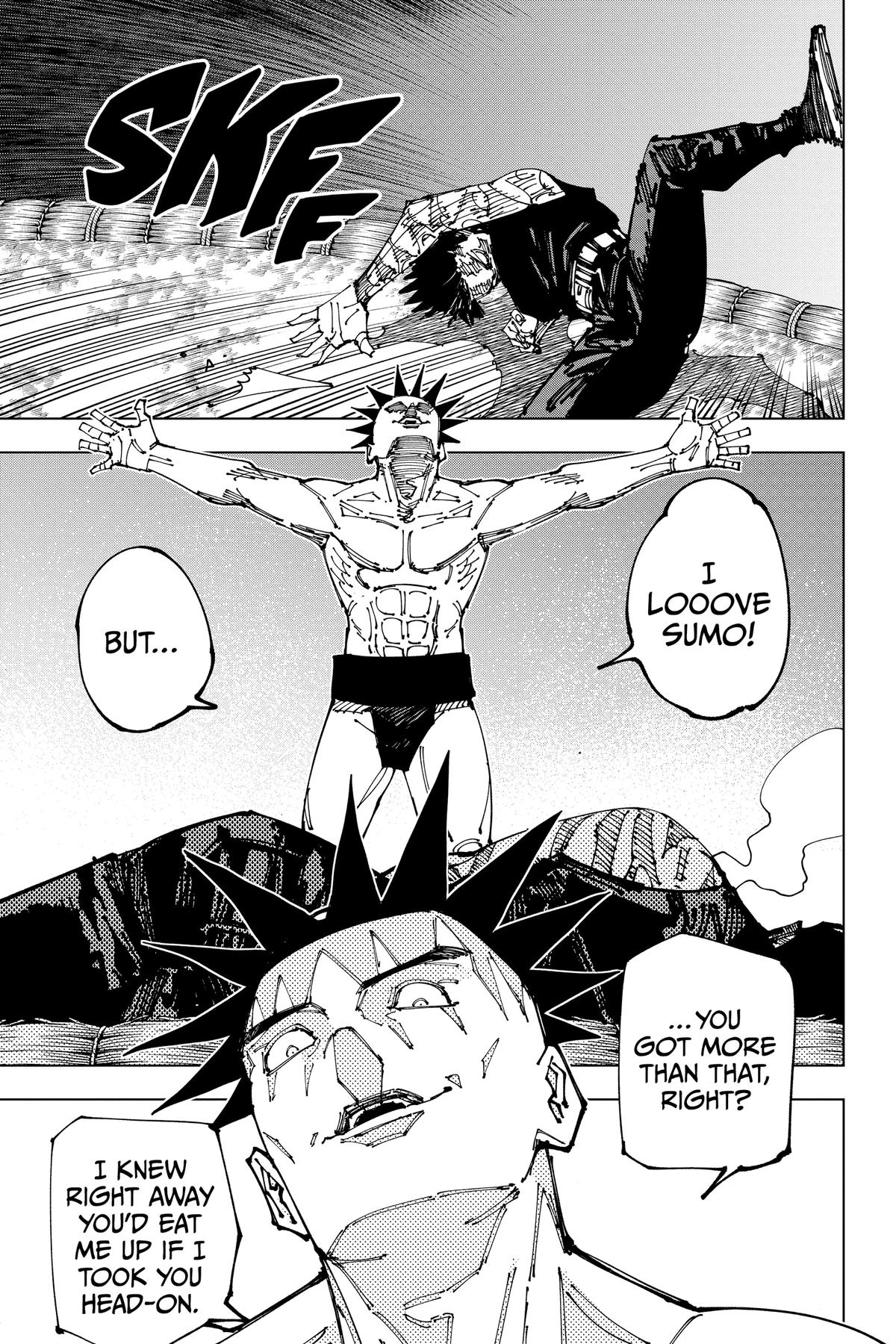 Jujutsu Kaisen Manga Chapter 196 page 9 - Sakurajima Colony, Part 6 scene