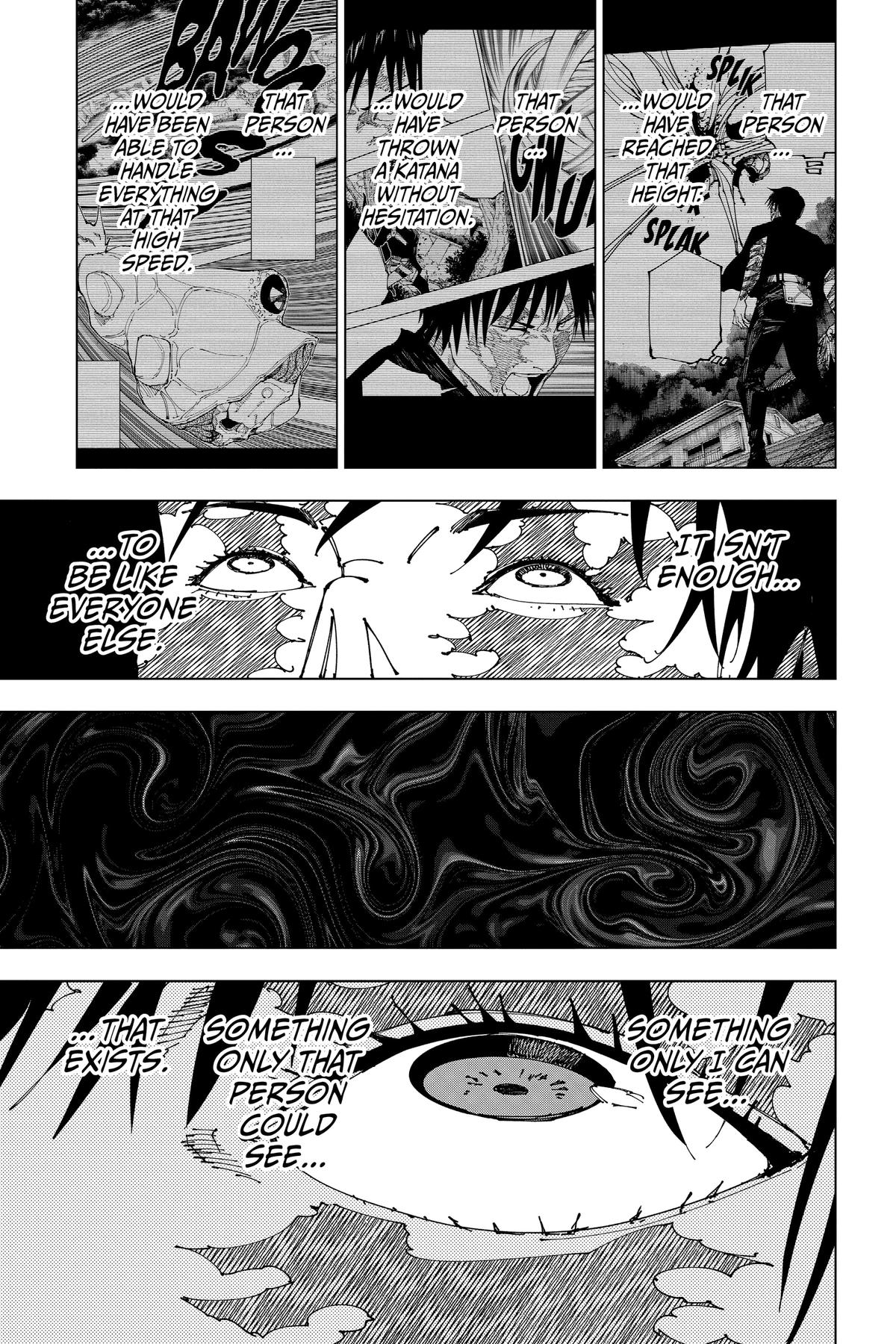 Jujutsu Kaisen Manga Chapter 197 page 9 - Sakurajima Colony, Part 7 scene