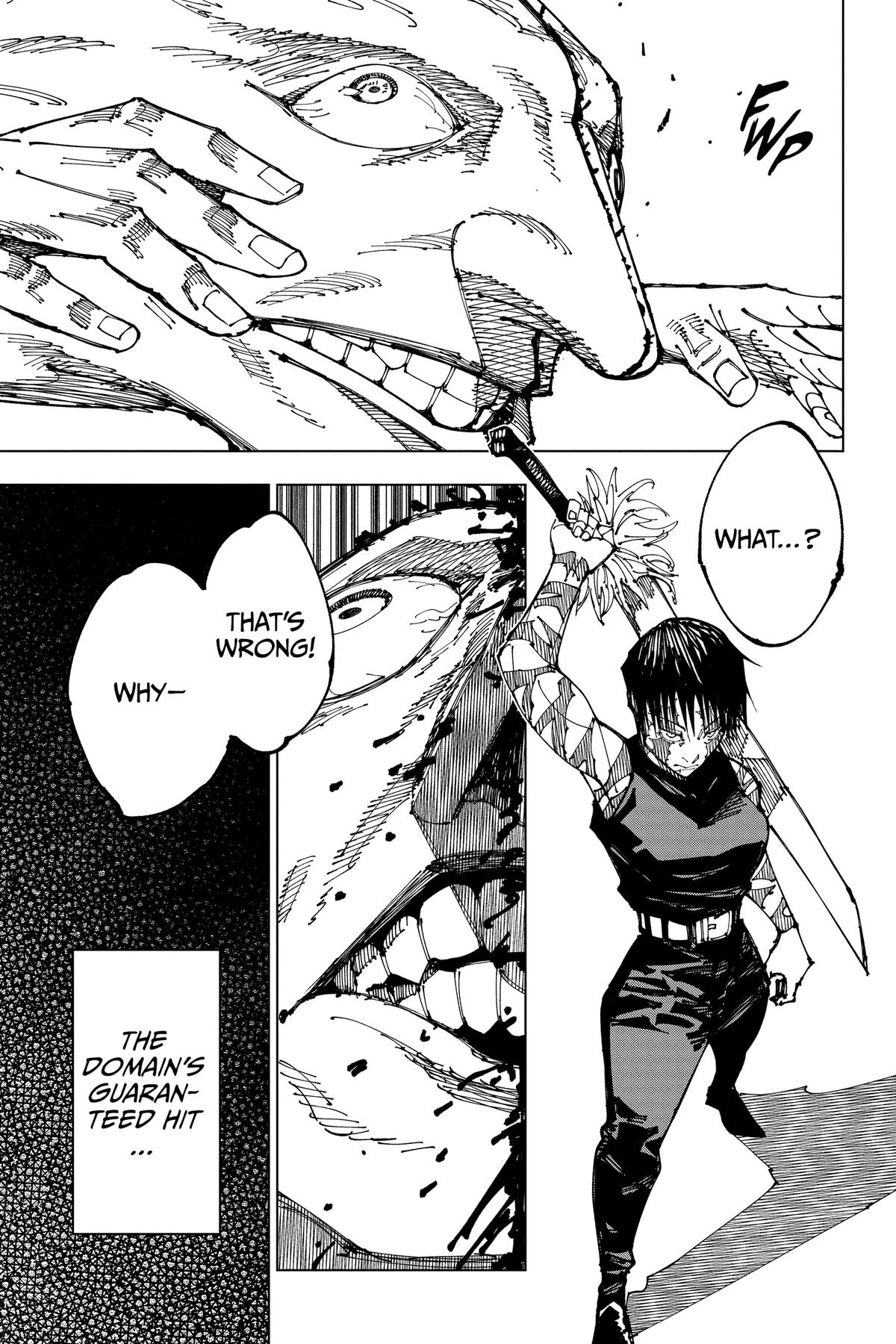 Jujutsu Kaisen Manga Chapter 198 page 14 - Sakurajima Colony, Part 8 scene