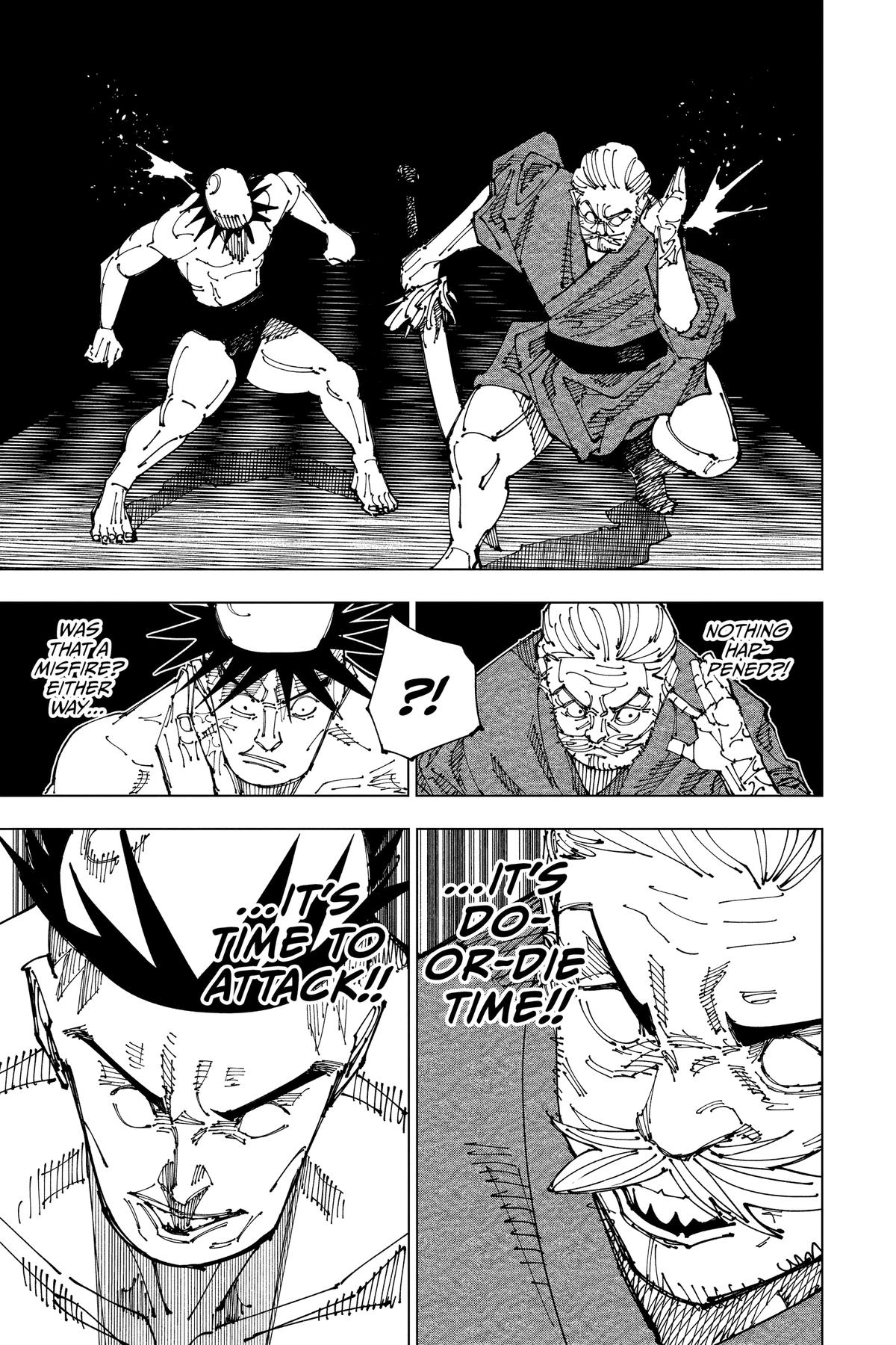 Jujutsu Kaisen Manga Chapter 198 page 4 - Sakurajima Colony, Part 8 scene