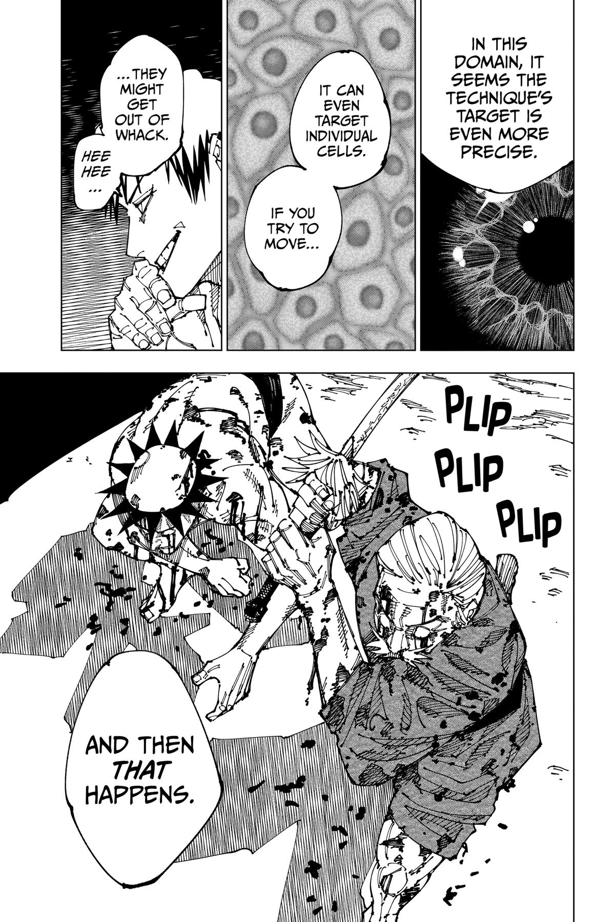 Jujutsu Kaisen Manga Chapter 198 page 6 - Sakurajima Colony, Part 8 scene