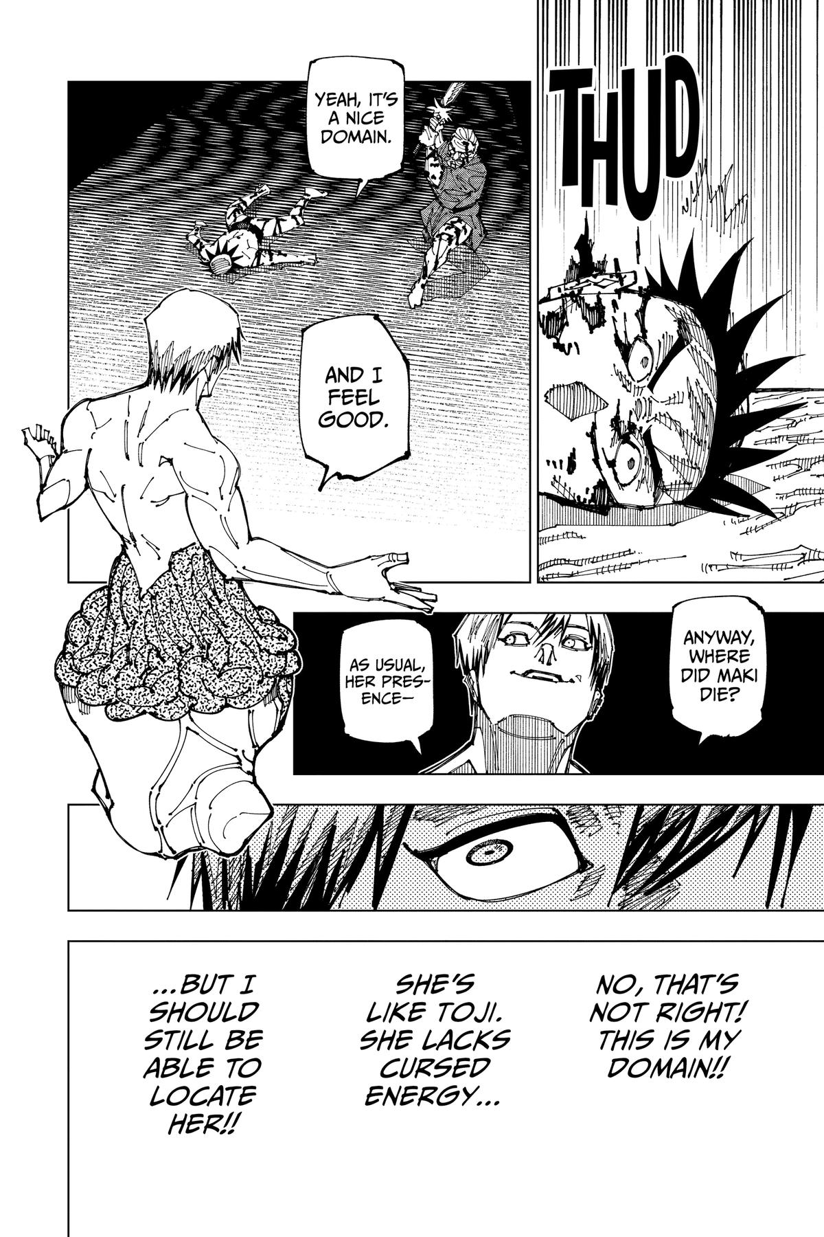 Jujutsu Kaisen Manga Chapter 198 page 7 - Sakurajima Colony, Part 8 scene