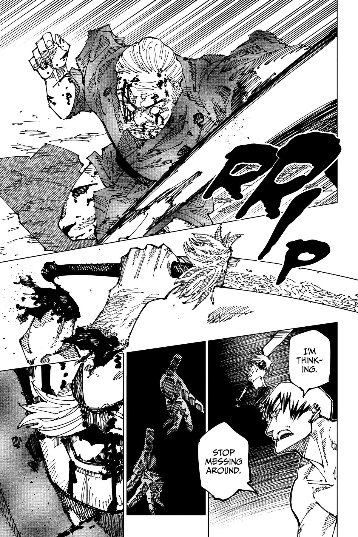 Jujutsu Kaisen Manga Chapter 198 page 8 - Sakurajima Colony, Part 8 scene