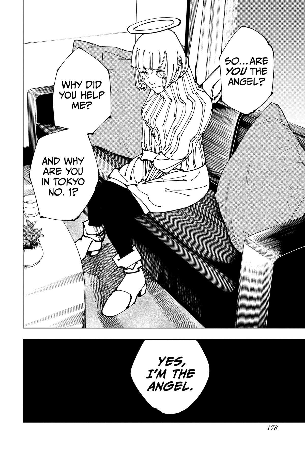 Jujutsu Kaisen Manga Chapter 199 page 12 - Resentful Names scene