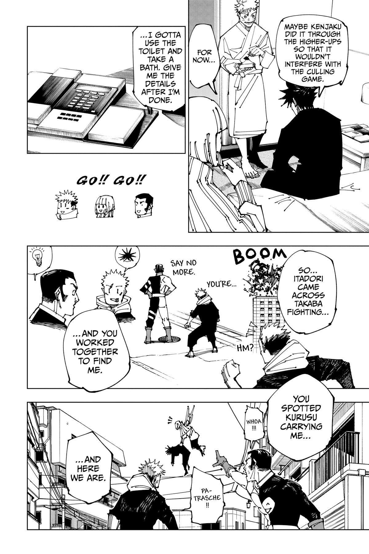 Jujutsu Kaisen Manga Chapter 199 page 8 - Resentful Names scene